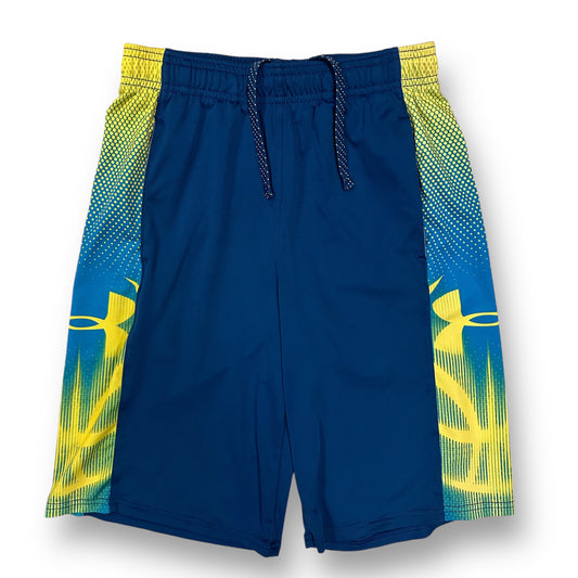 Under Armour Youth Boys Size 10/12 YMD Blue Loose Fit Athletic Shorts
