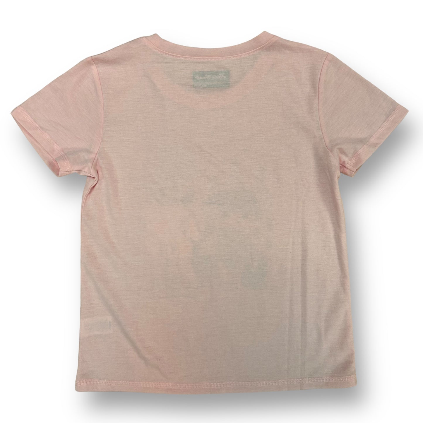 Eddie Bauer Youth Girl Size 10/12 Pink Forest Animals Short Sleeve Tee