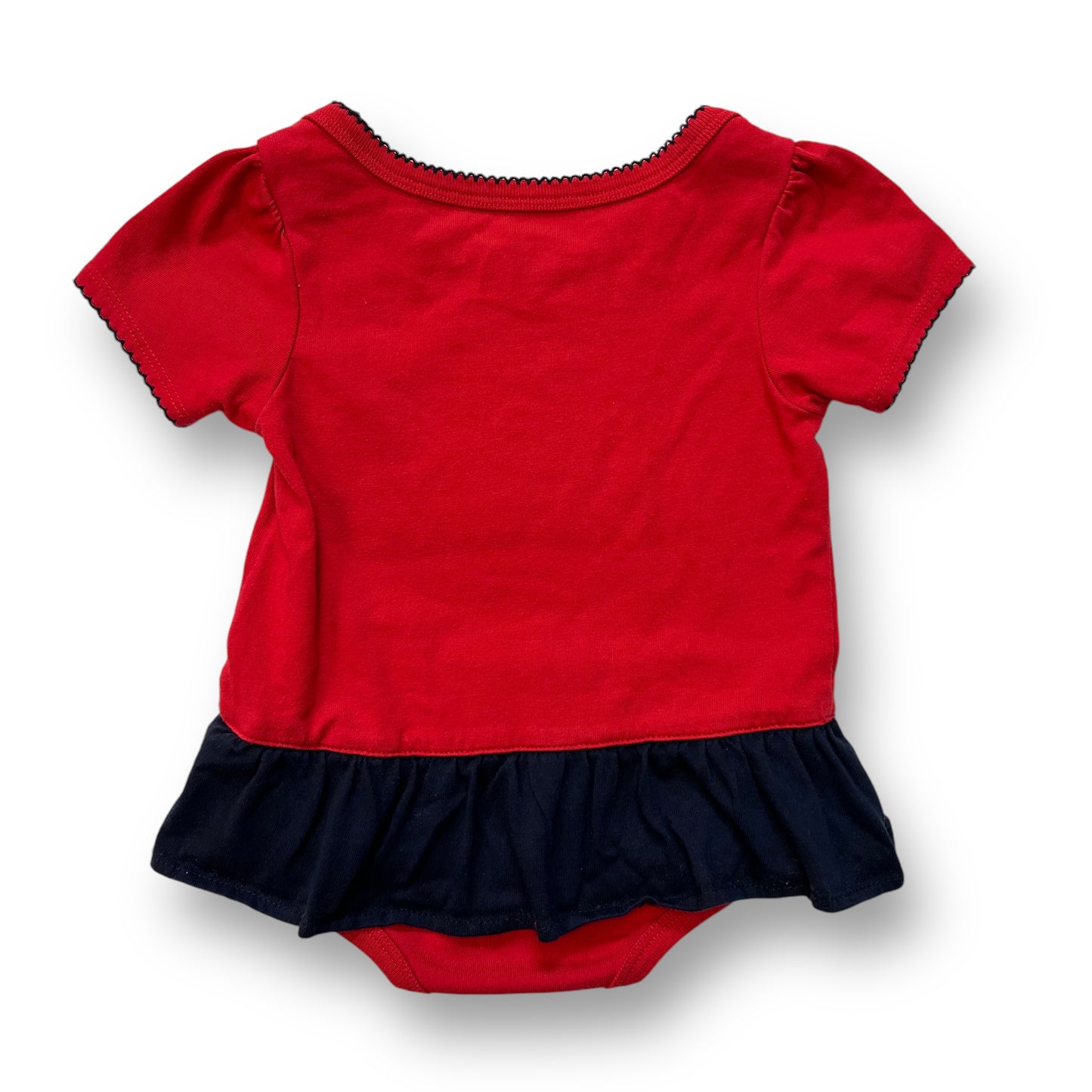 MLB Washington Nationals Baseball Romper Baby Girls 6-9 Months Tutu One Piece