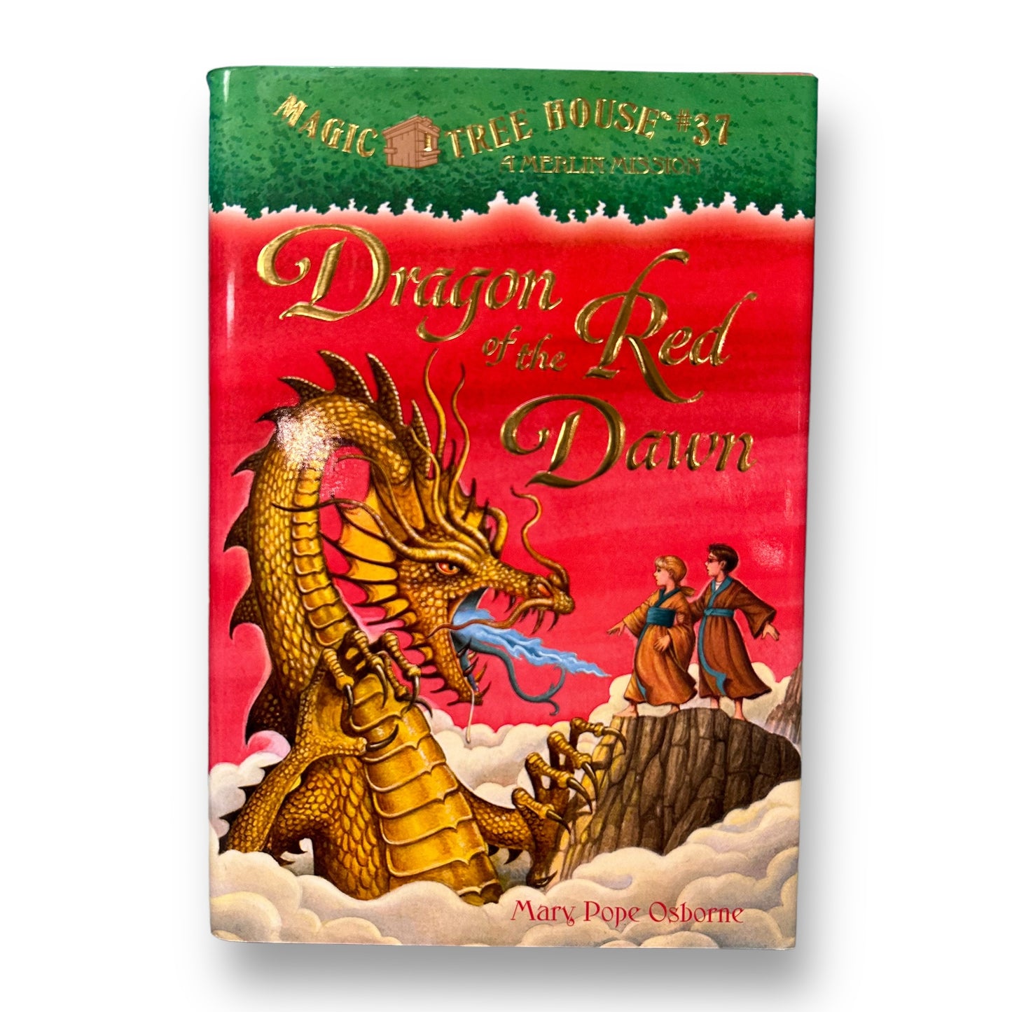 Magic Tree House #37 Hardcover: Dragon of the Red Dawn Chapter Book