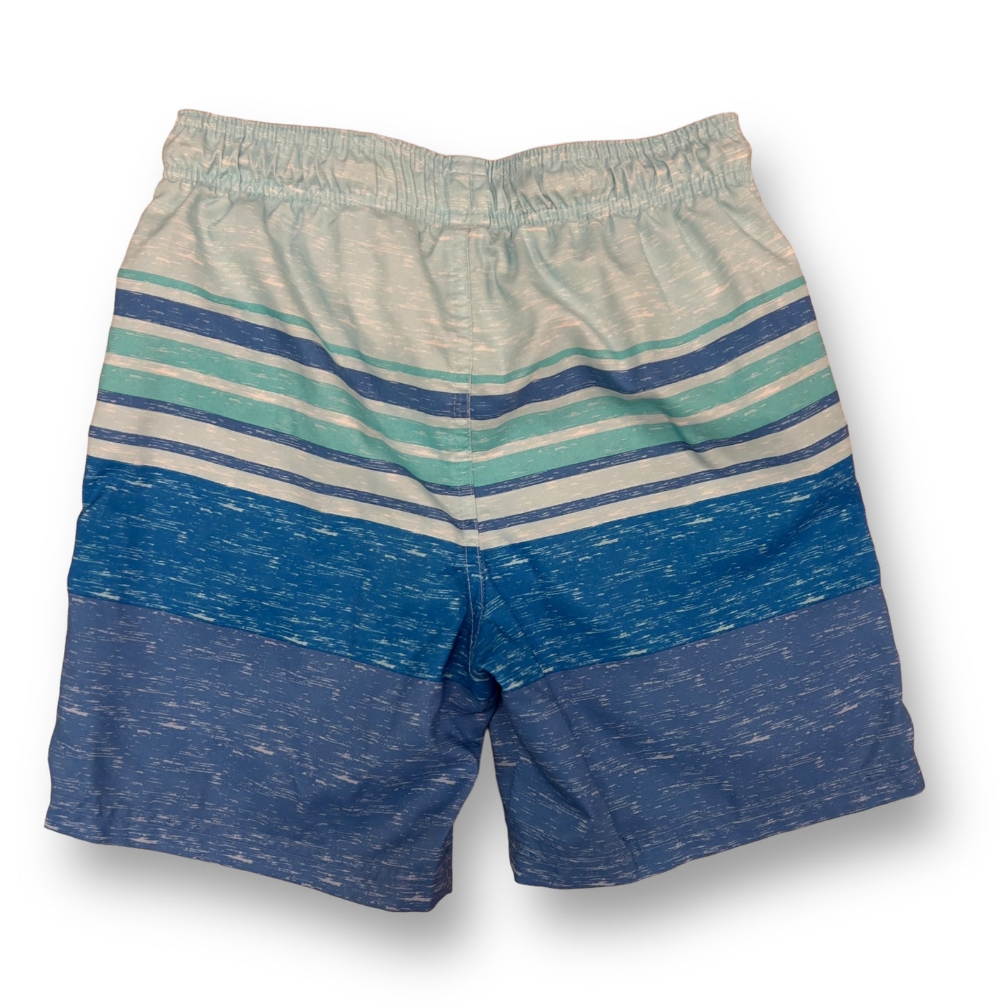 Cat & Jack Youth Boy Size 10/12 YMD Striped Elastic Waist Swim Trunks