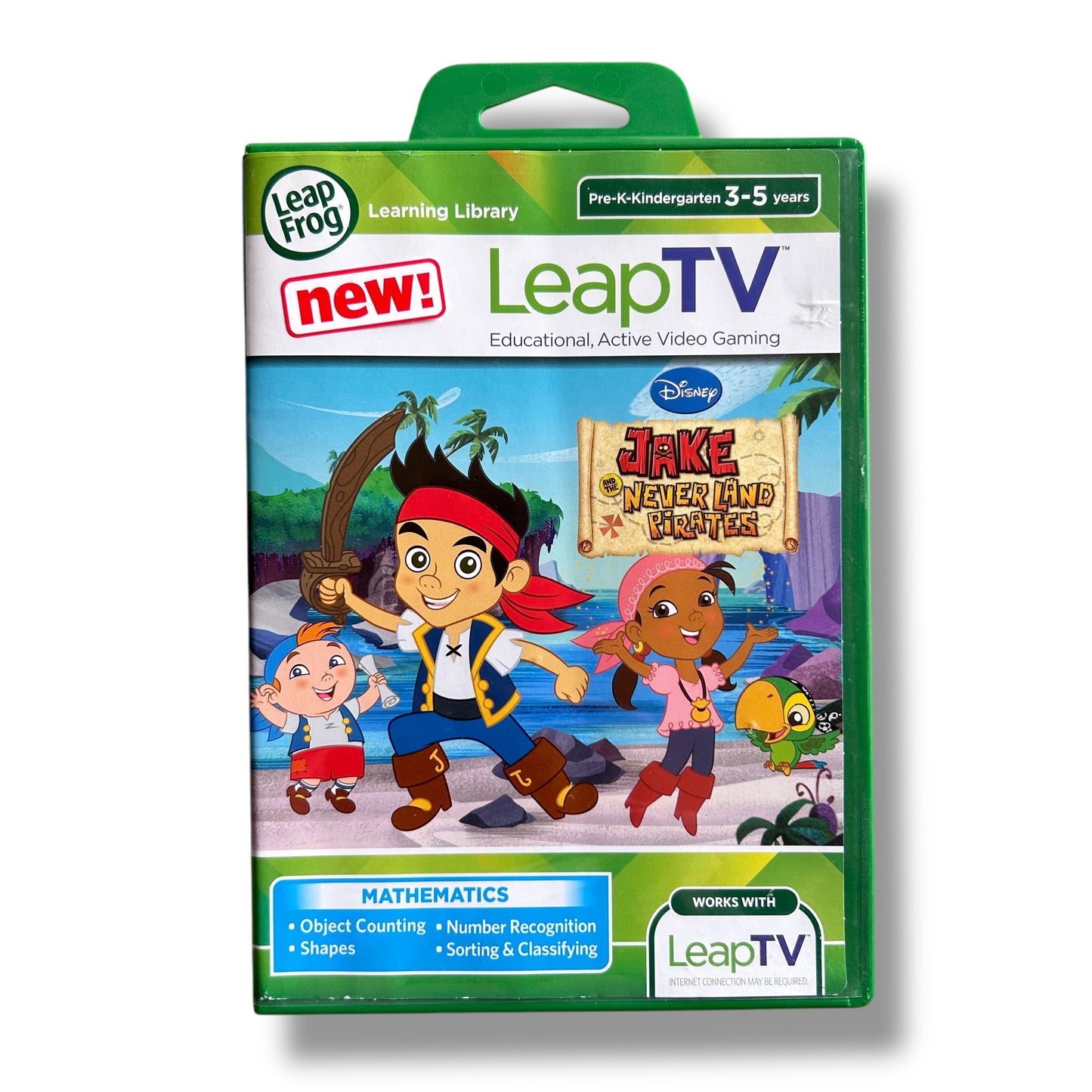 LeapFrog LeapTV Jake and the Neverland Pirates Math Video Game, ages 3-5 years
