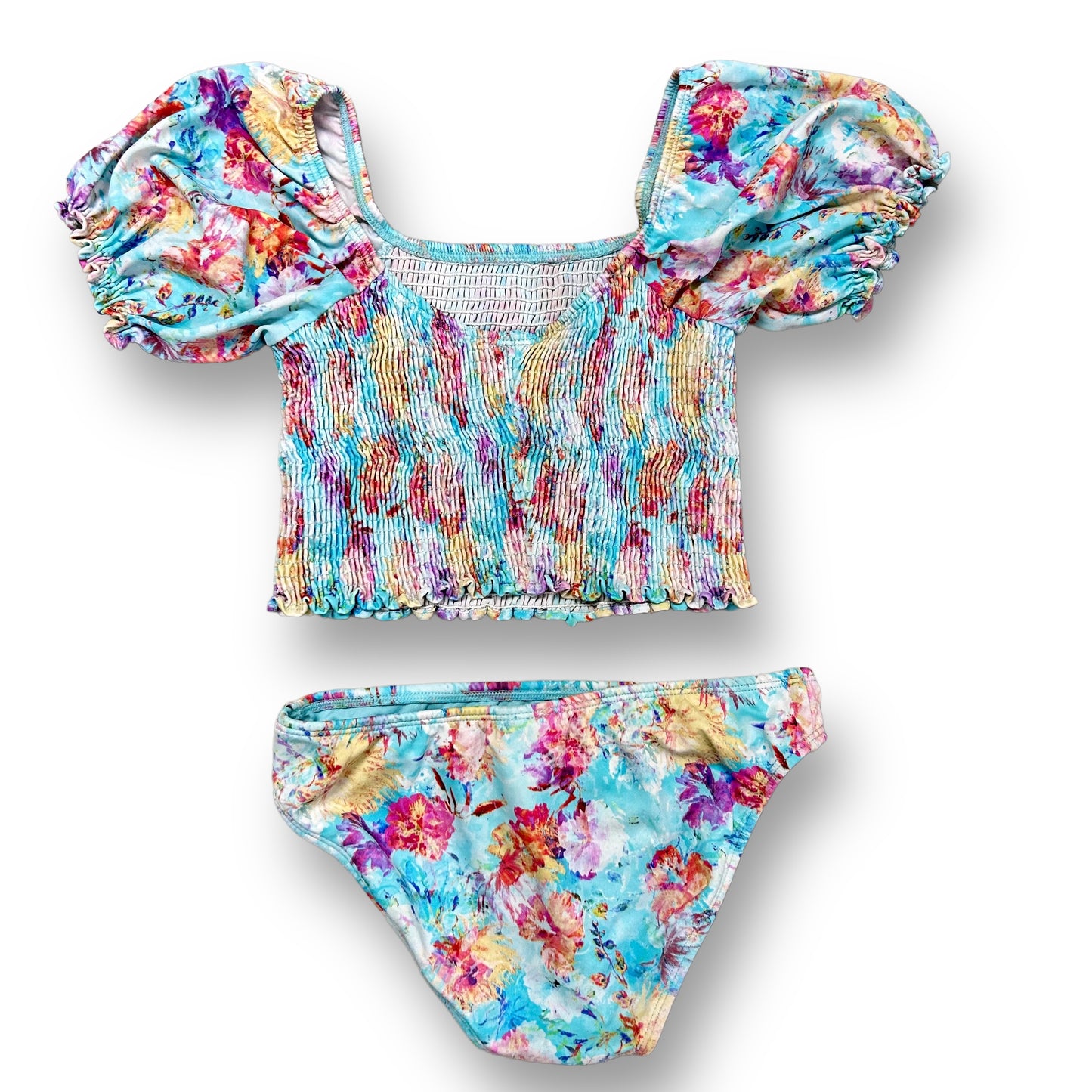 Youth Girl Size 12 Tankini Little Peixoto 2-Pc Smocked Boutique Swimsuit