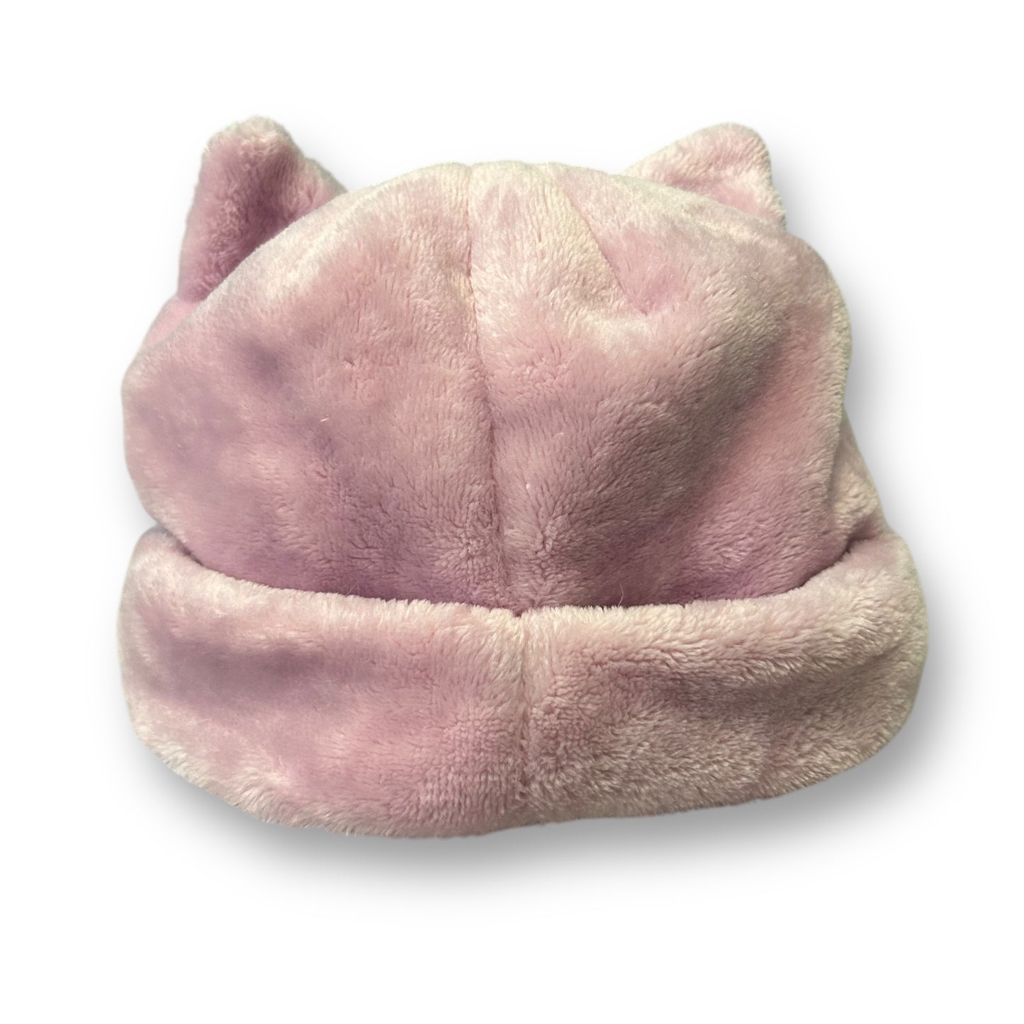 Carter's Baby Girl Winter Hat Size 0-9 Months Pink Fox Faux Fur Lined Beanie