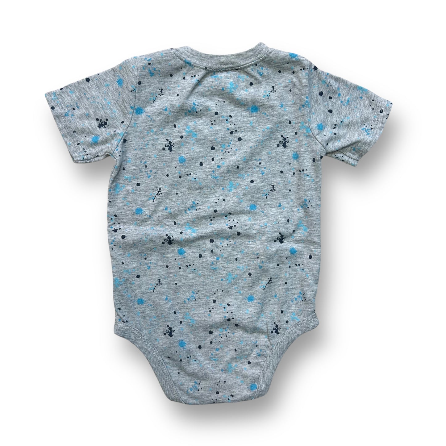 Boys Size 24 Months Party at My Crib Short Sleeve Bodysuit with Snaps