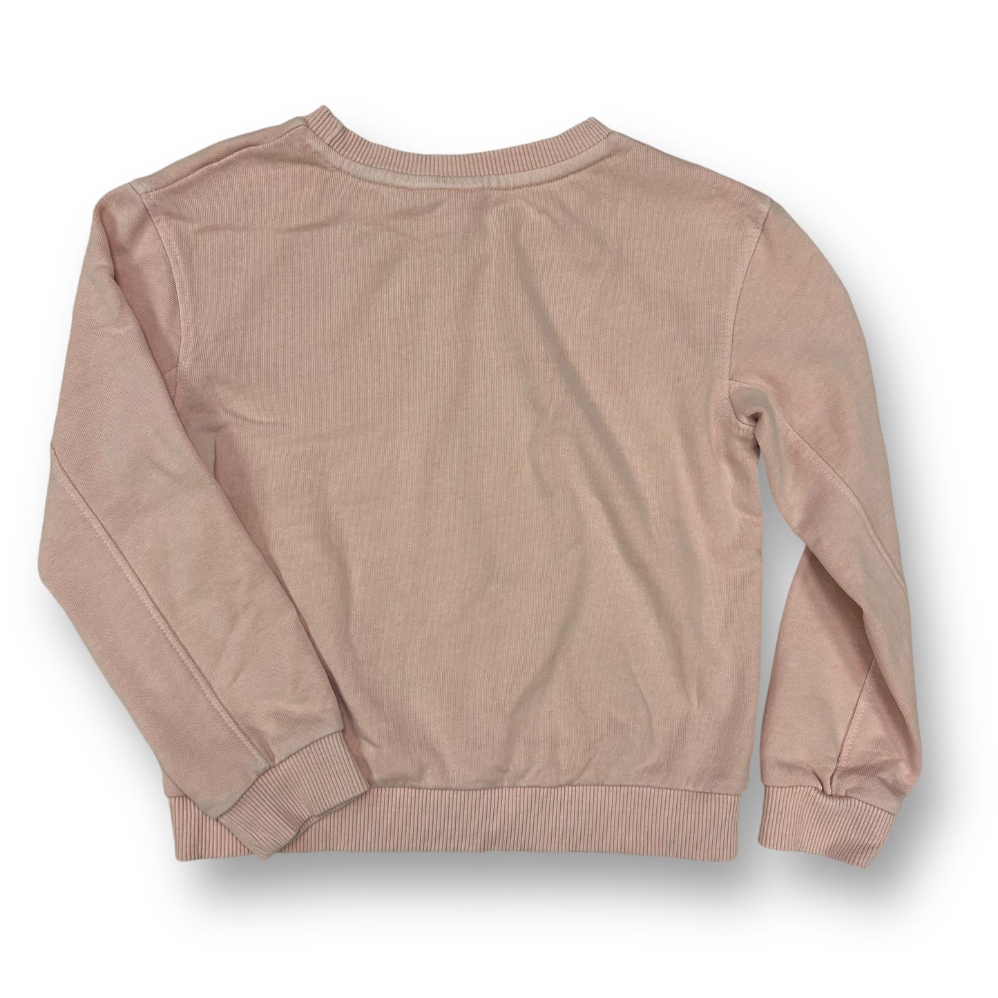 Roxy Girls Size 7 Peach Surfboard Beach Pullover Sweatshirt with Ribbed Cuffs