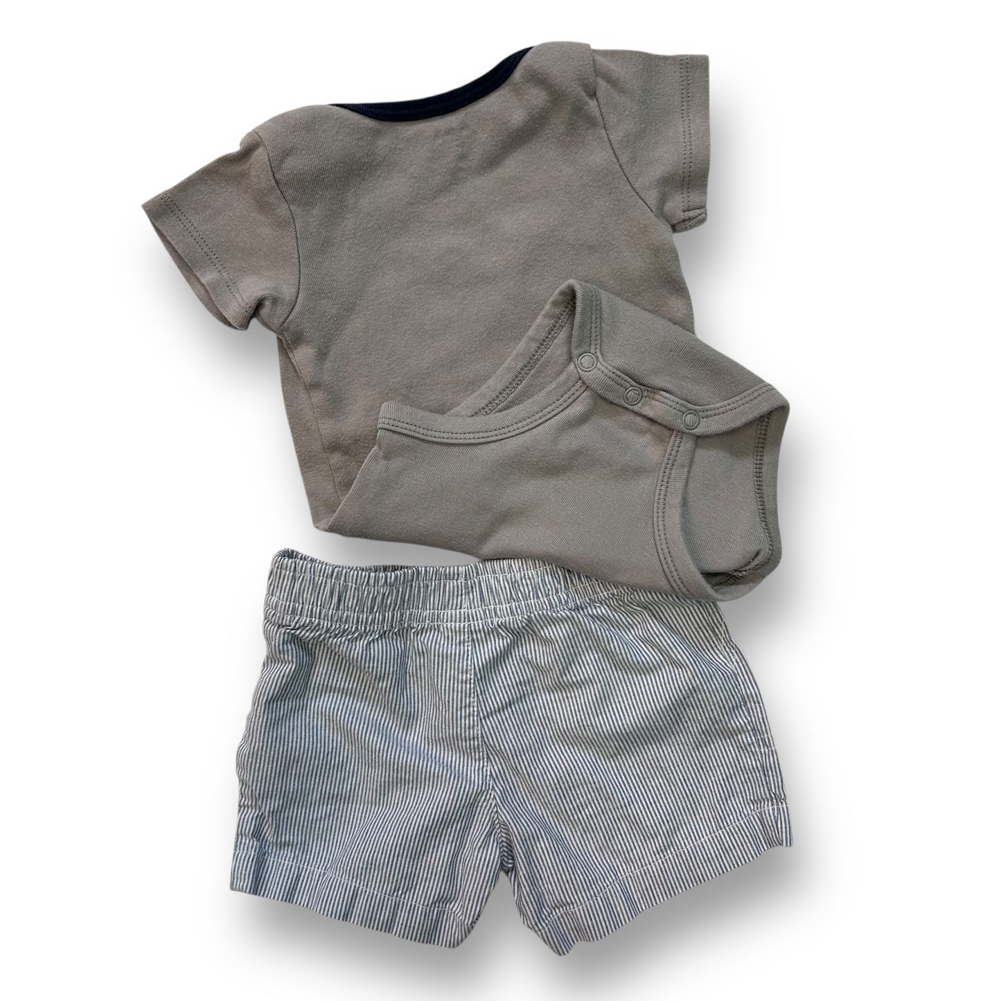 Carter's Boys Size 9 Months Shorts and Shirt Daddy's Sidekick 2-Pc Outfit