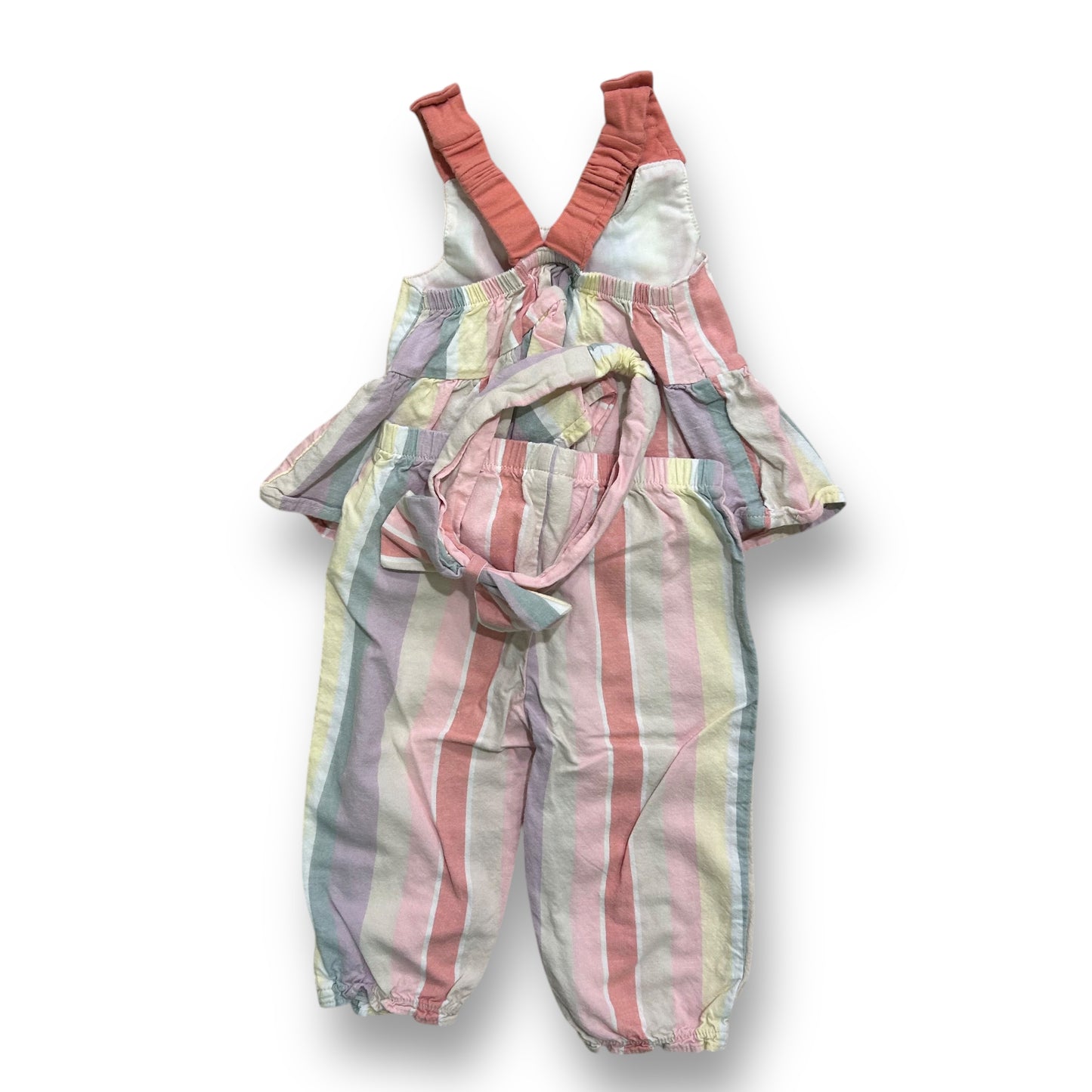 Baby Girl Size 6-9 Months Mixed Lot: Outfit, Dress, Pants, and Bodysuit