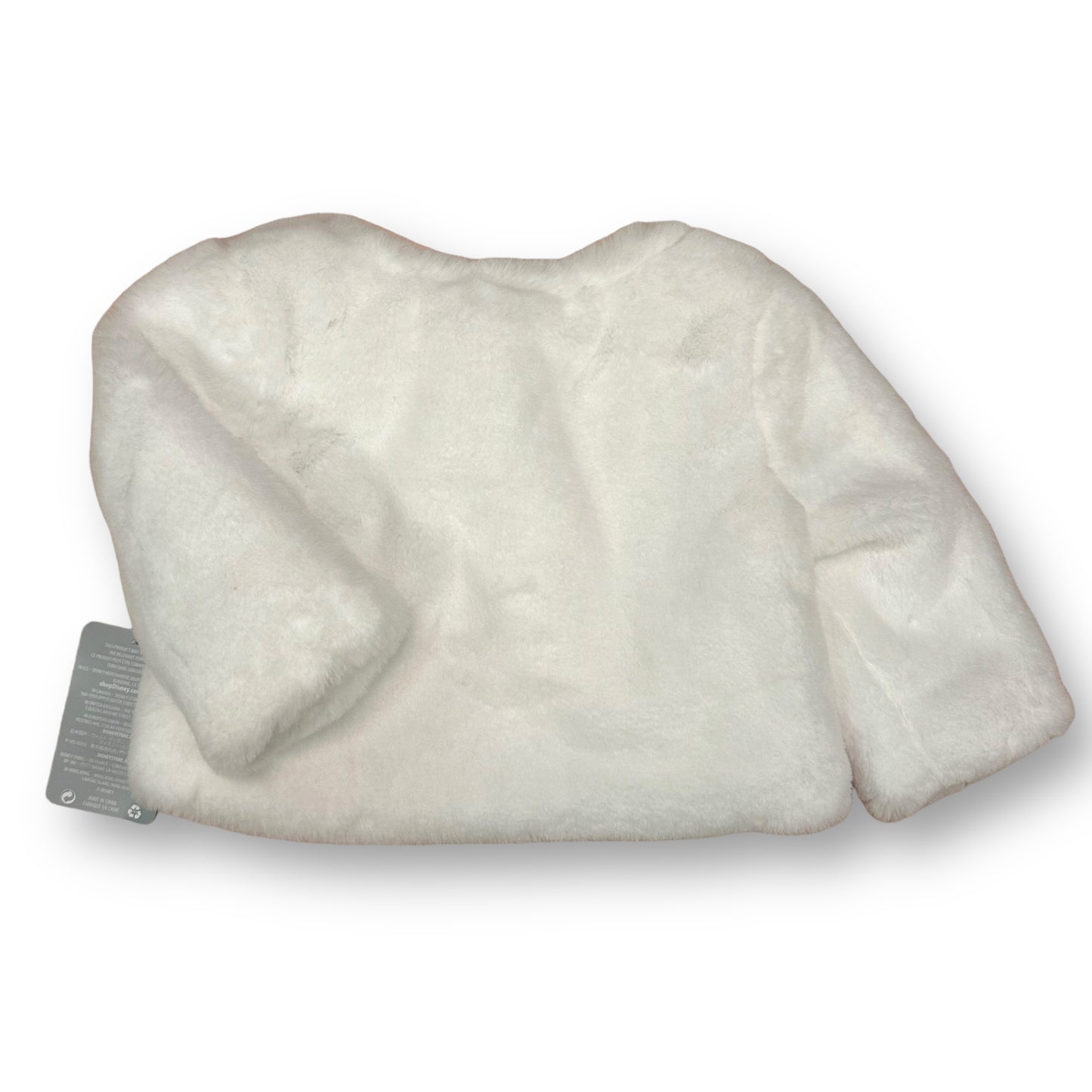 NEW! Disney Store Baby Girl 6-12 Months Jacket White Faux Fur Minnie Mouse Coat