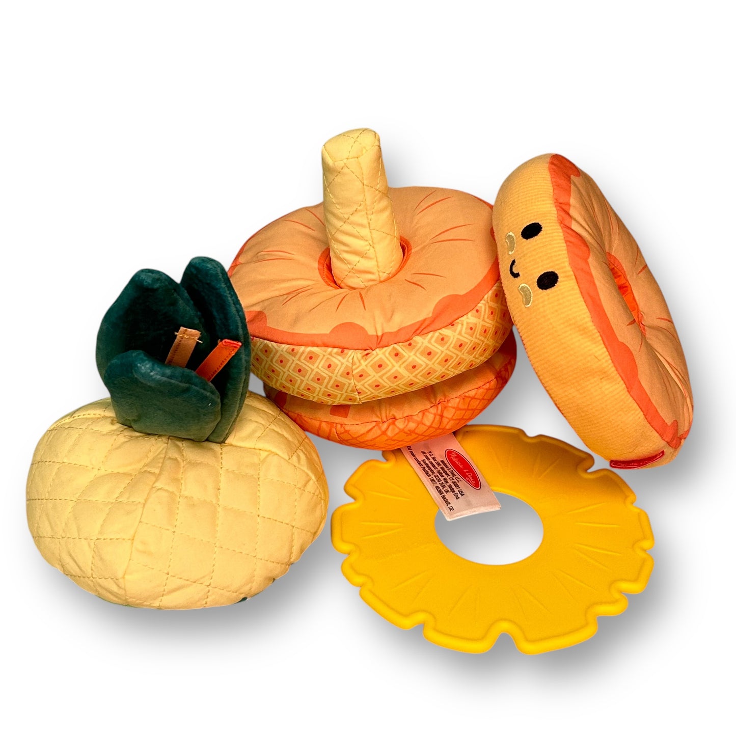 Melissa & Doug Plush Pineapple Stacking Toy