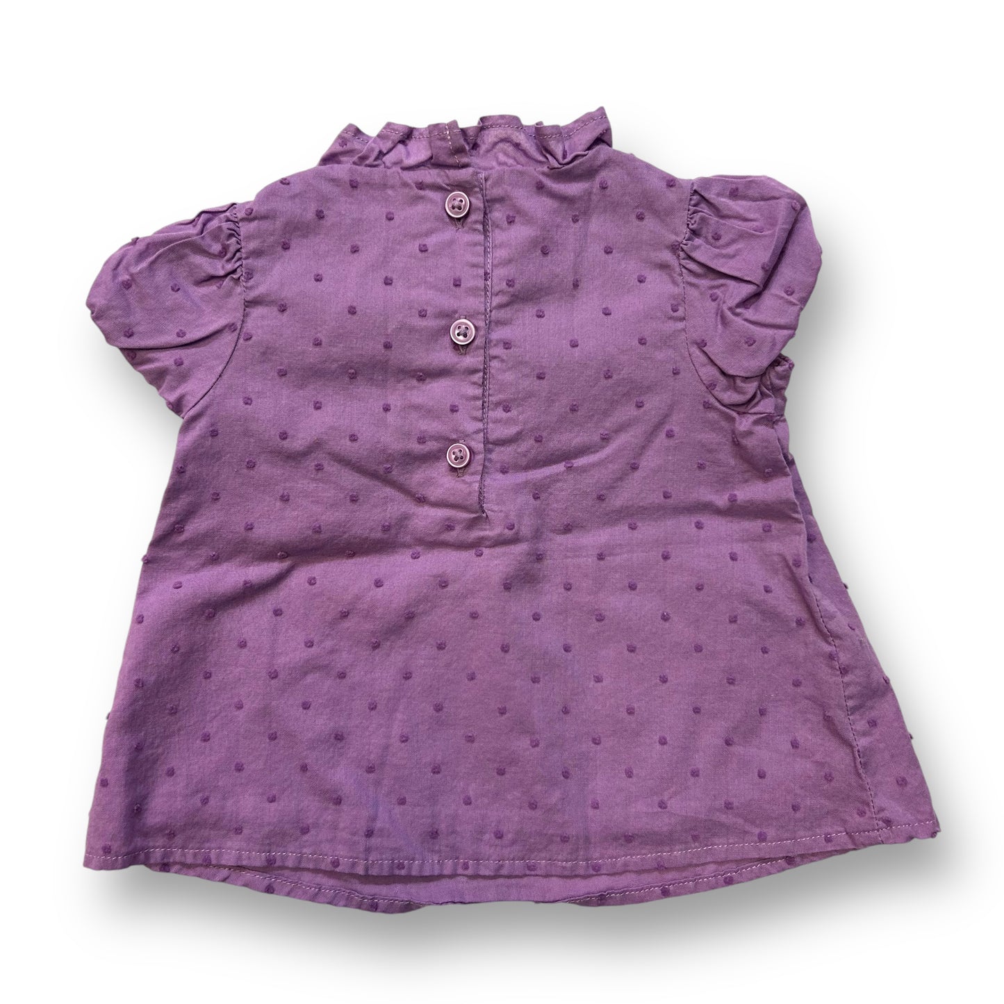 Janie and Jack Baby Girl 6-12 Months Lot of 4 - Ruffled Blouse and Dresses