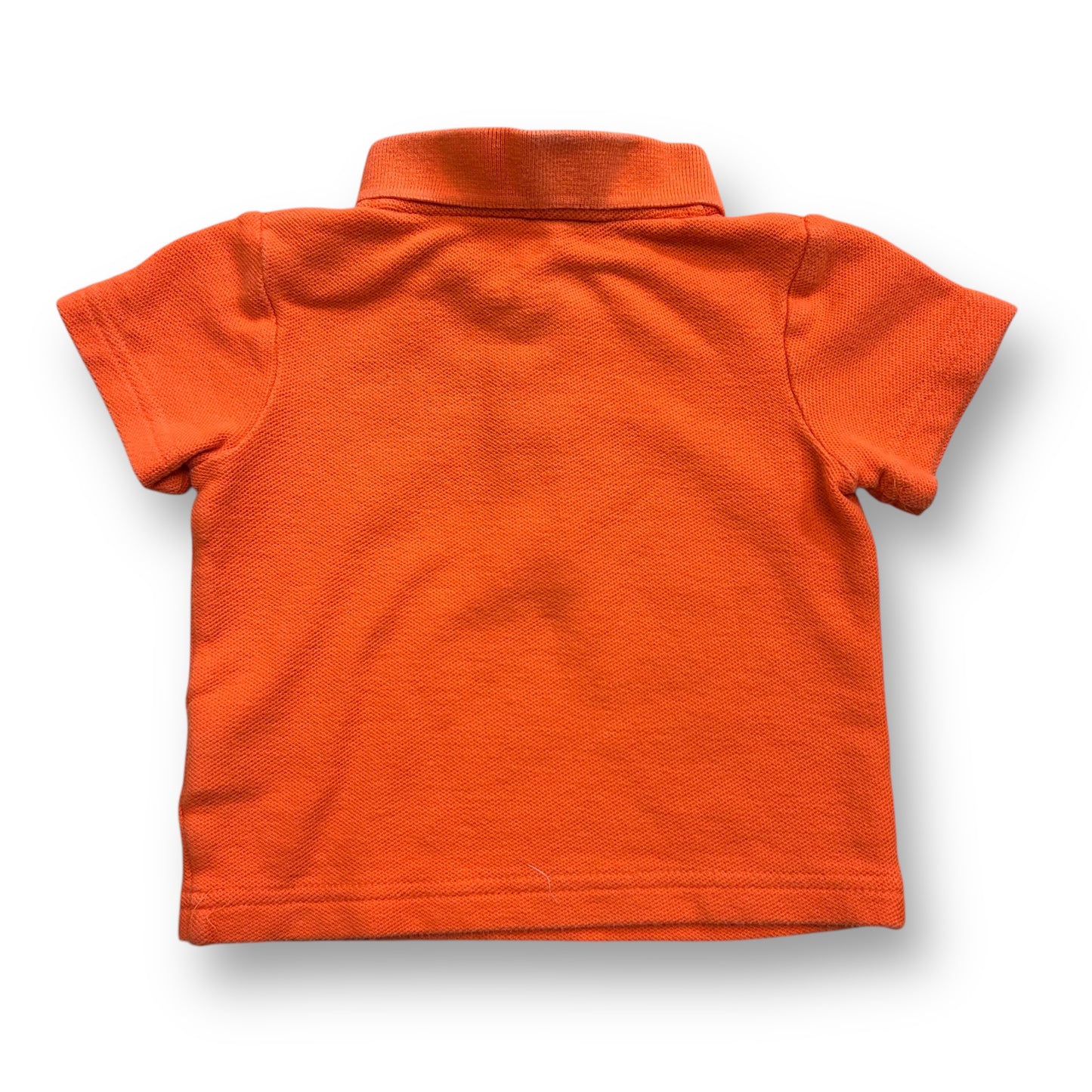 Carter's Boys 9 Months Polo Shirt Orange Embroidered All Star Short Sleeve Top