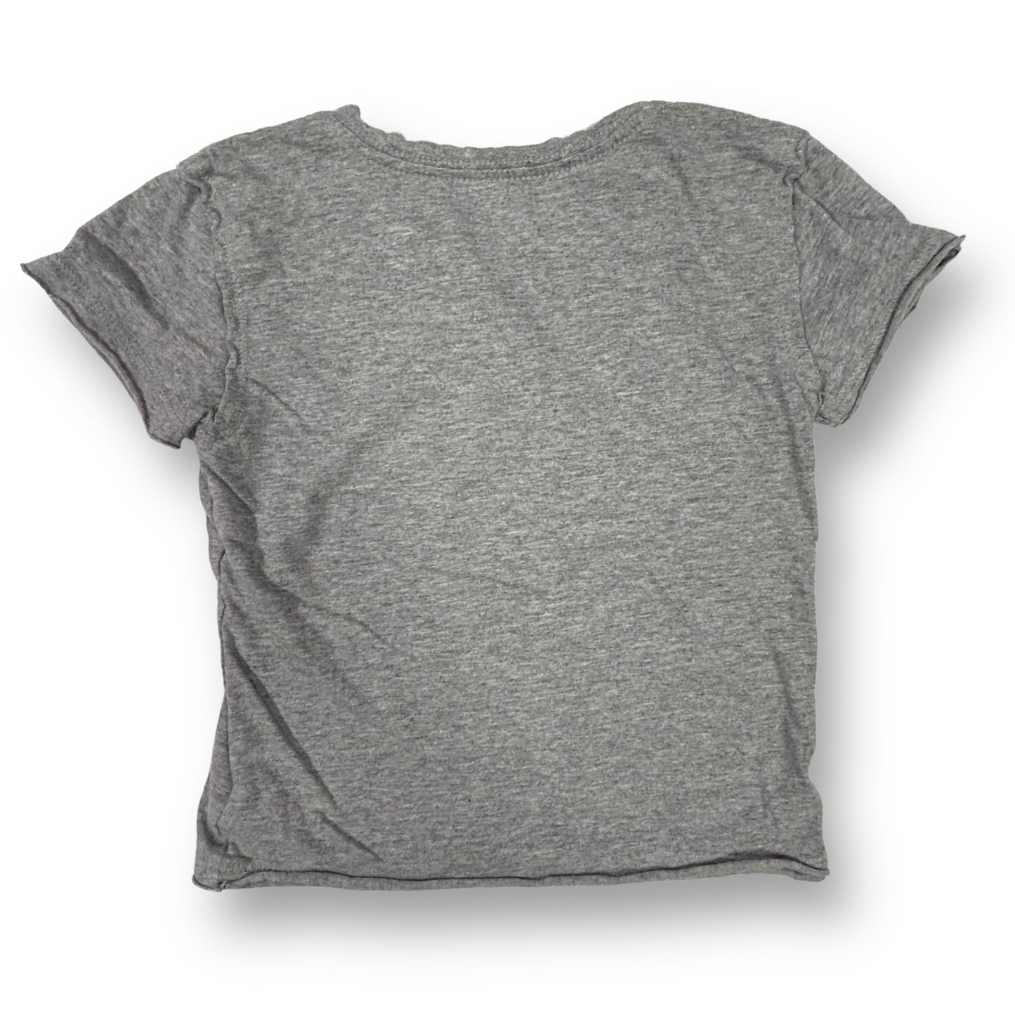 Burt's Bees Toddler Size 18 Months Gray Shirt Organic Cotton V-Neck Tee