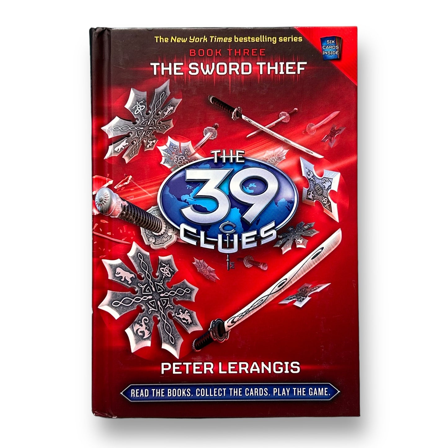 The 39 Clues: The Sword Thief Hardcover Book with 6 Game Cards