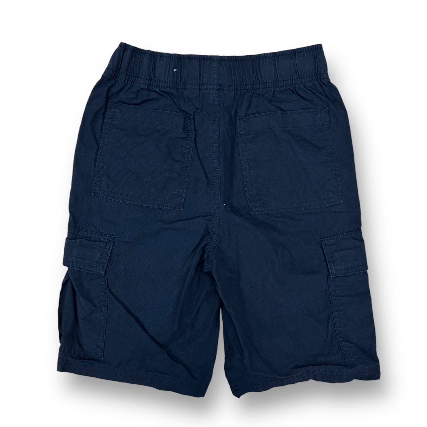 Children's Place Youth Boy Size 10 Navy Elastic Waistband Cargo Shorts
