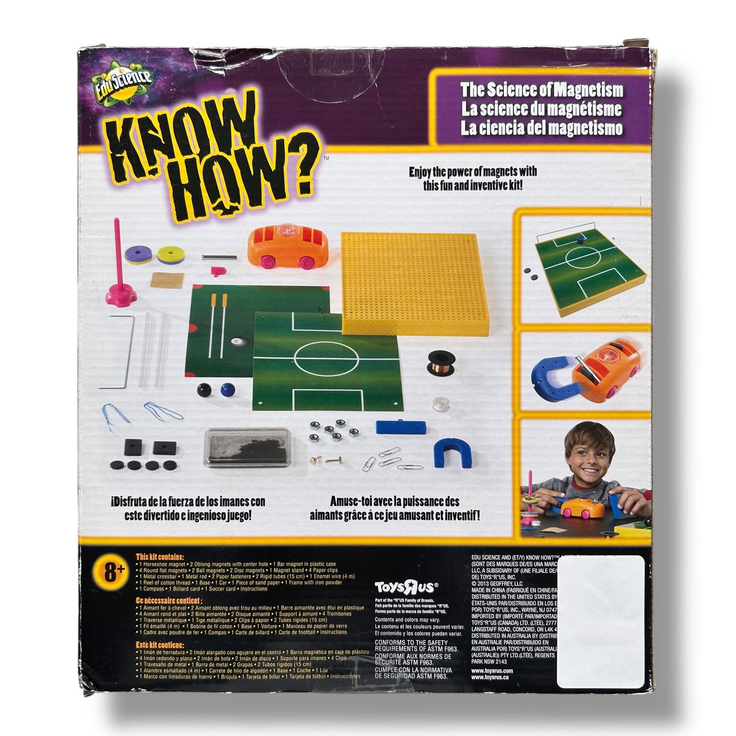EduScience Know How? The Science of Magnetism Educational Experiments Kit