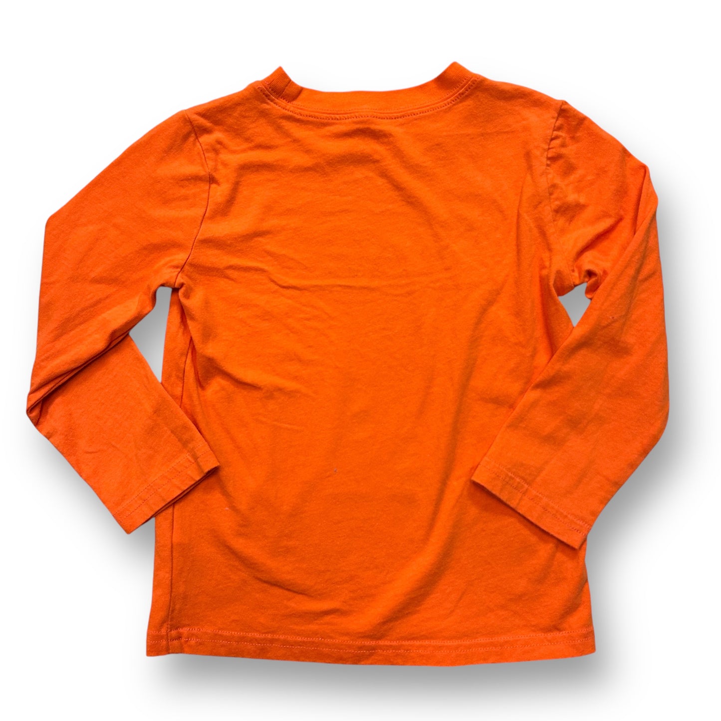 Girls Halloween Shirt Size 5T Carter's Orange Spooky Crew Long Sleeve Tee