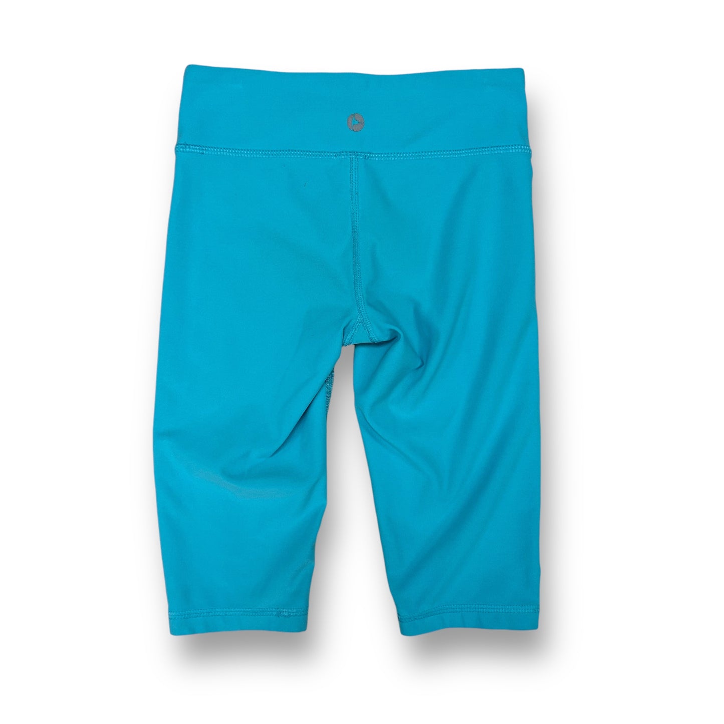 Girls Size 4 Shorts Aqua Blue 90 Degrees Athletic Spandex Capris