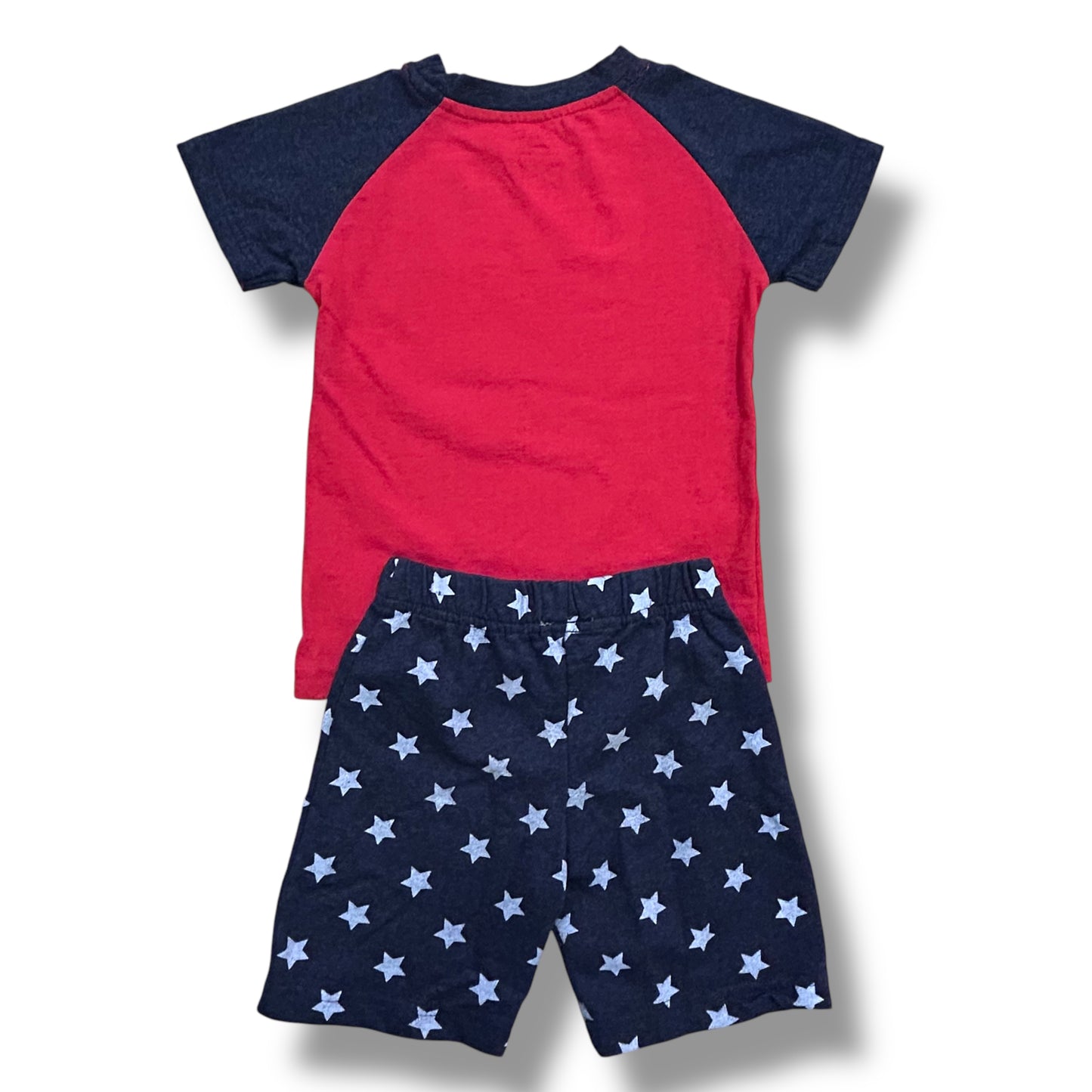 Disney Junior Boys Size 3T Outfit Red & Navy 4th of July Mickey Mouse