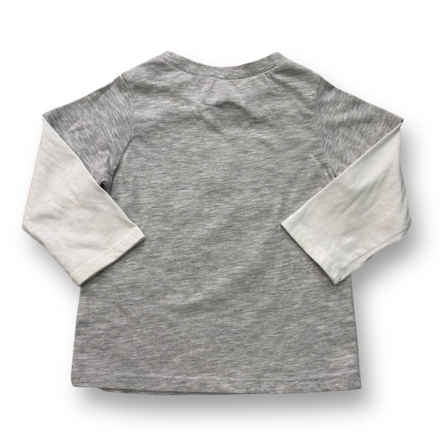 Boys Size 18 Months Gray Heart Breaker Long Sleeve Panda Shirt