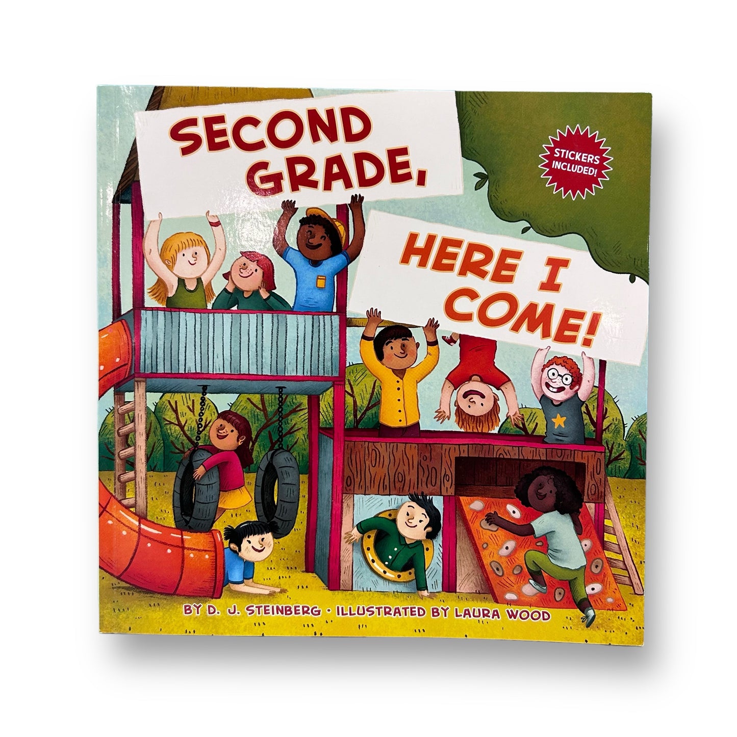 NEW! Second Grade, Here I Come! Sticker Activity Paperback Book