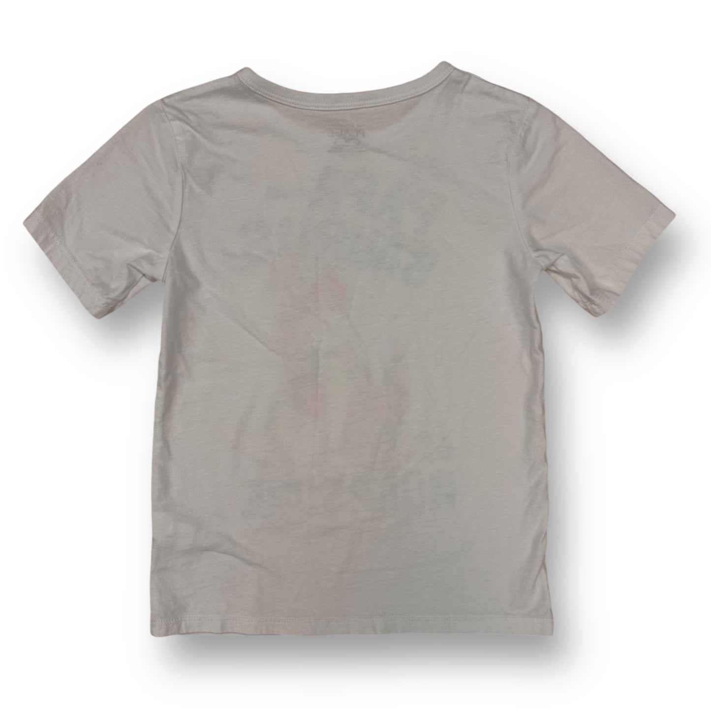 Children's Place Size 5T Dinosaur Shirt White Short Sleeve Tee