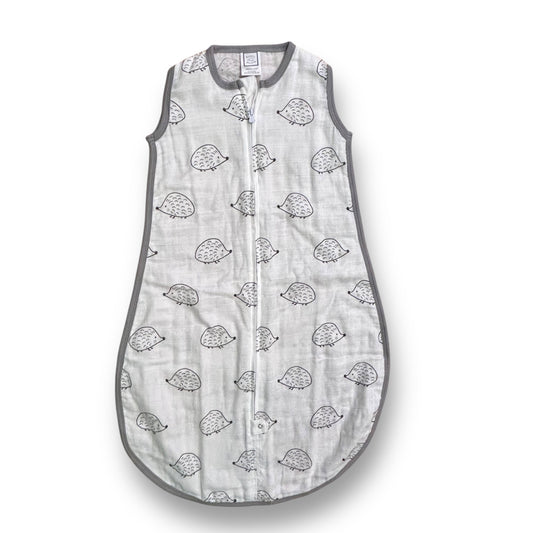 Baby Boy Size 6-12 Months White Hedgehog Wearable Cotton Knit zzZipMe Sack