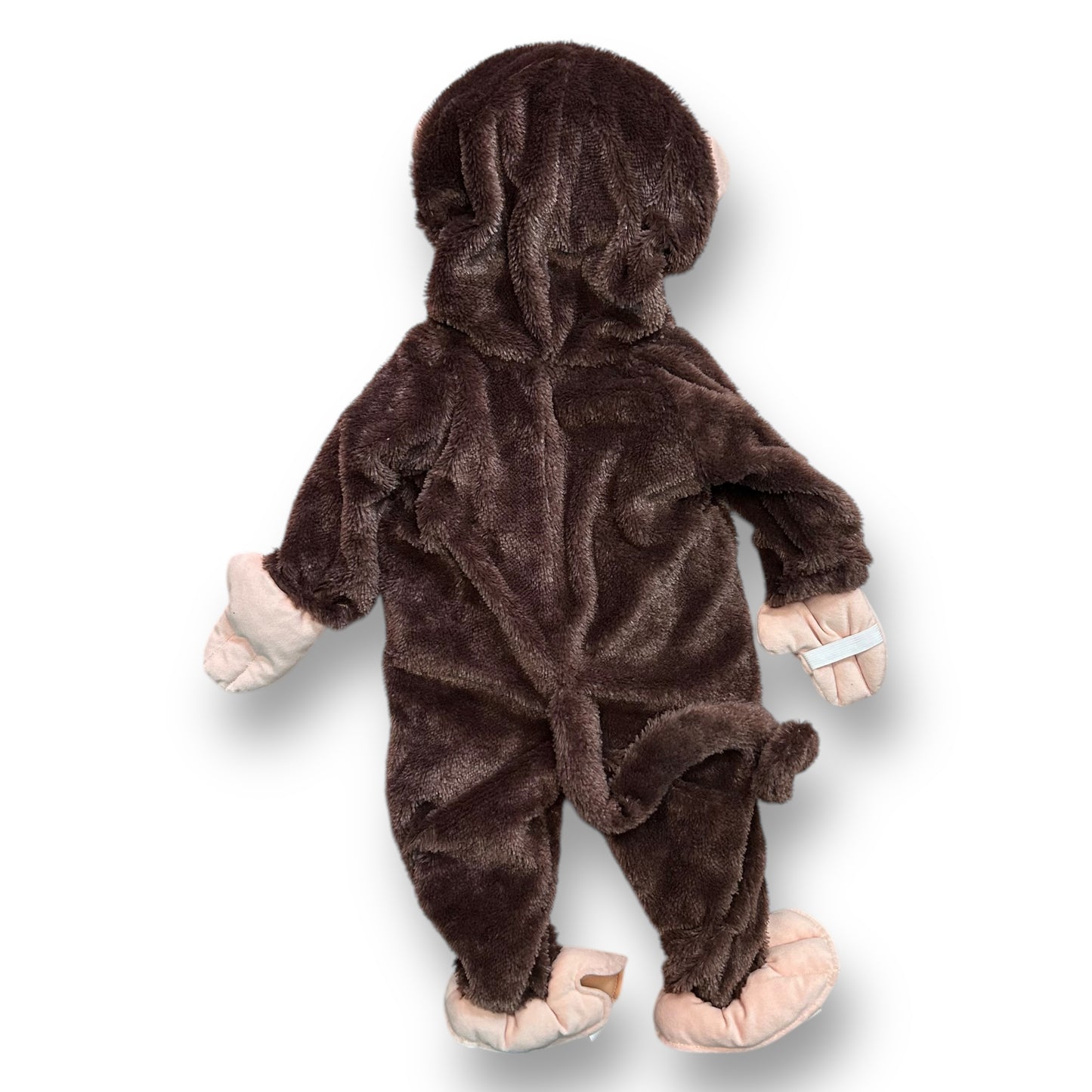 NEW! Size 12 Months Baby Monkey Costume Full Size Plush with Hood and Tail