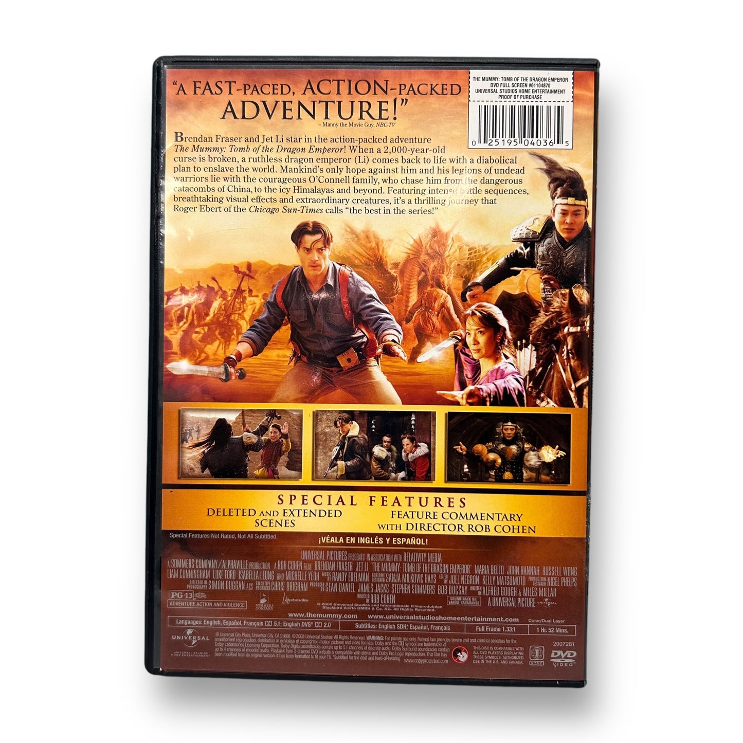 The Mummy DVD - Tomb of the Dragon Emperor