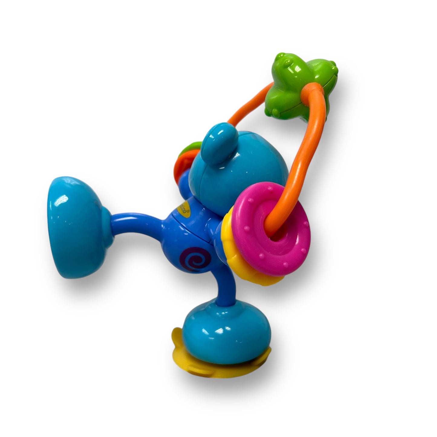 Infantino Suction High Chair Toy Stick and Spin Monkey Baby Toy Rattle