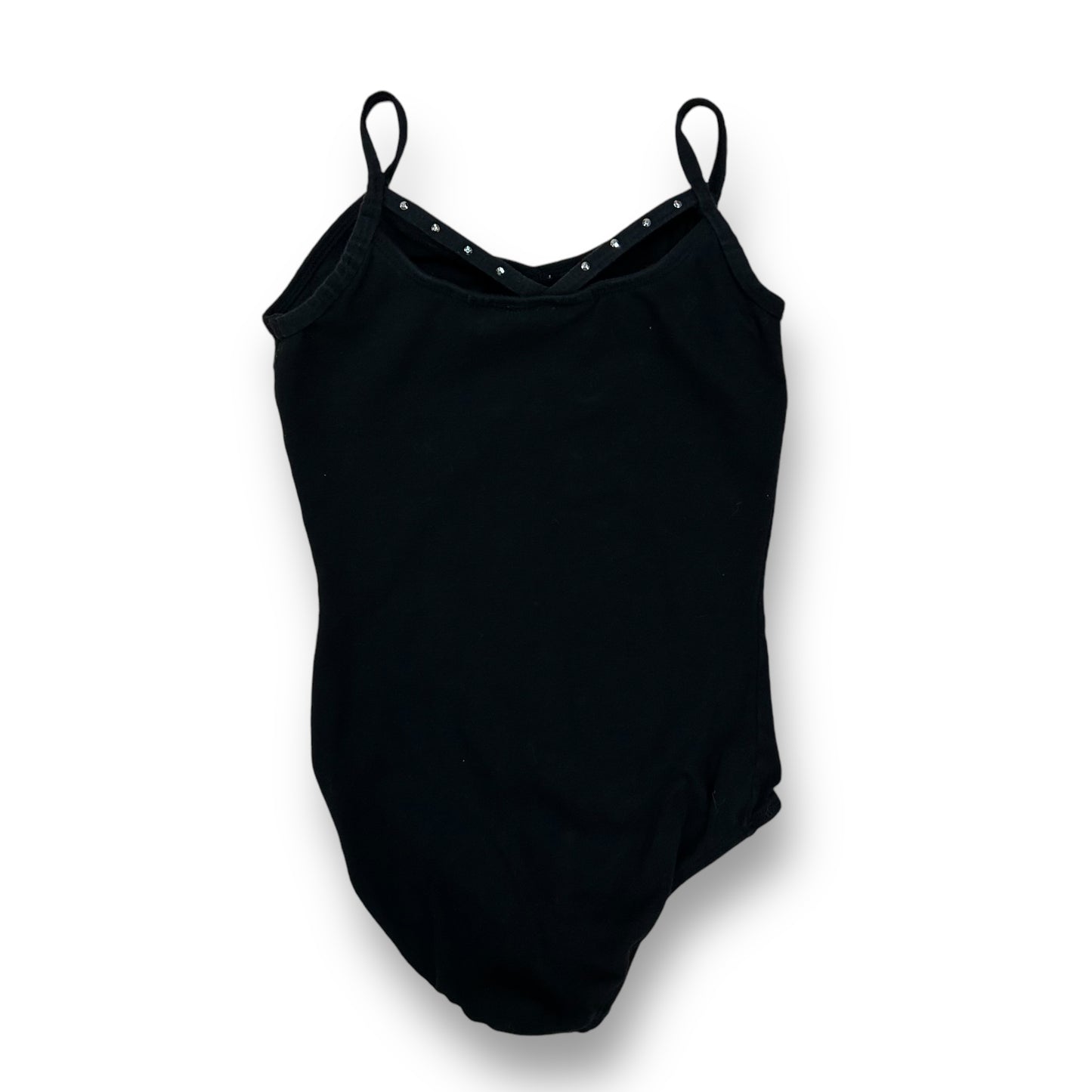 Freestyle Girls Size 6/6X Embellished Black Gymnastics Dance Leotard