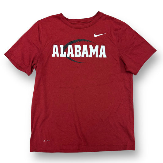 Nike Youth Boy Size 14/16 Red Alabama Football Tee YXL