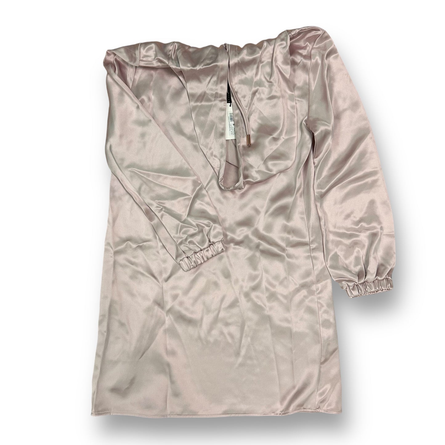 NEW! Milly Minis Youth Girl Size 14 Boutique Hammered Satin Hoodie Dress