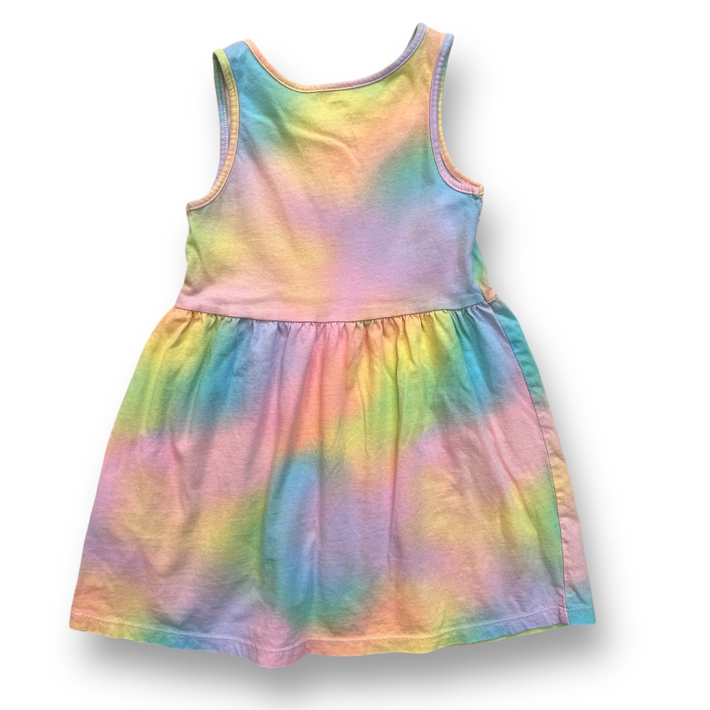 H&M Girls Size 3/4T Pastel Tie Dye Sleeveless Cotton Dress