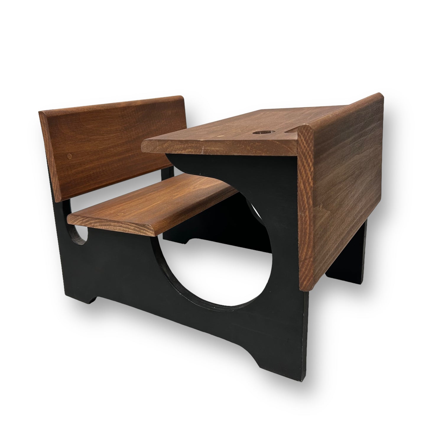 Amish Built 18" Doll Furniture Handcrafted Wooden School Desk and Chair