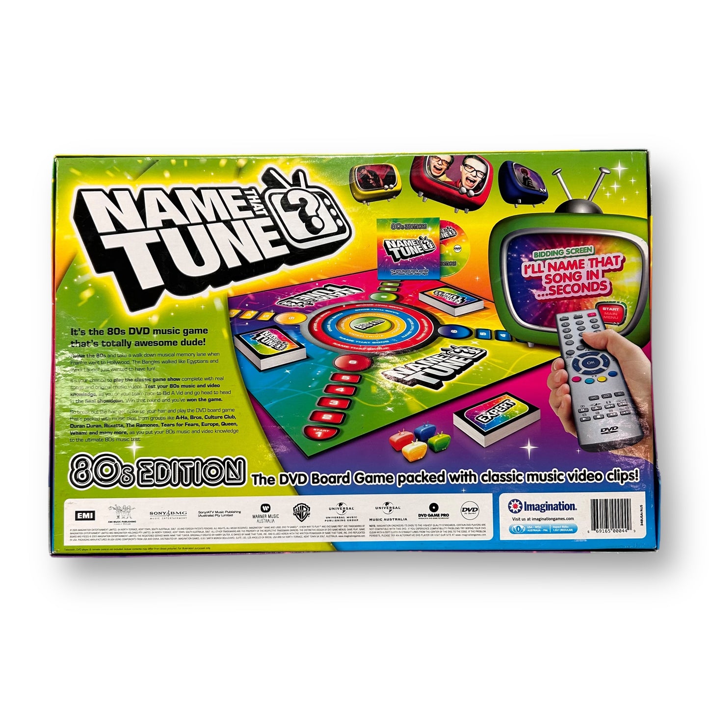 Name That Tune 80's Edition DVD Board Game