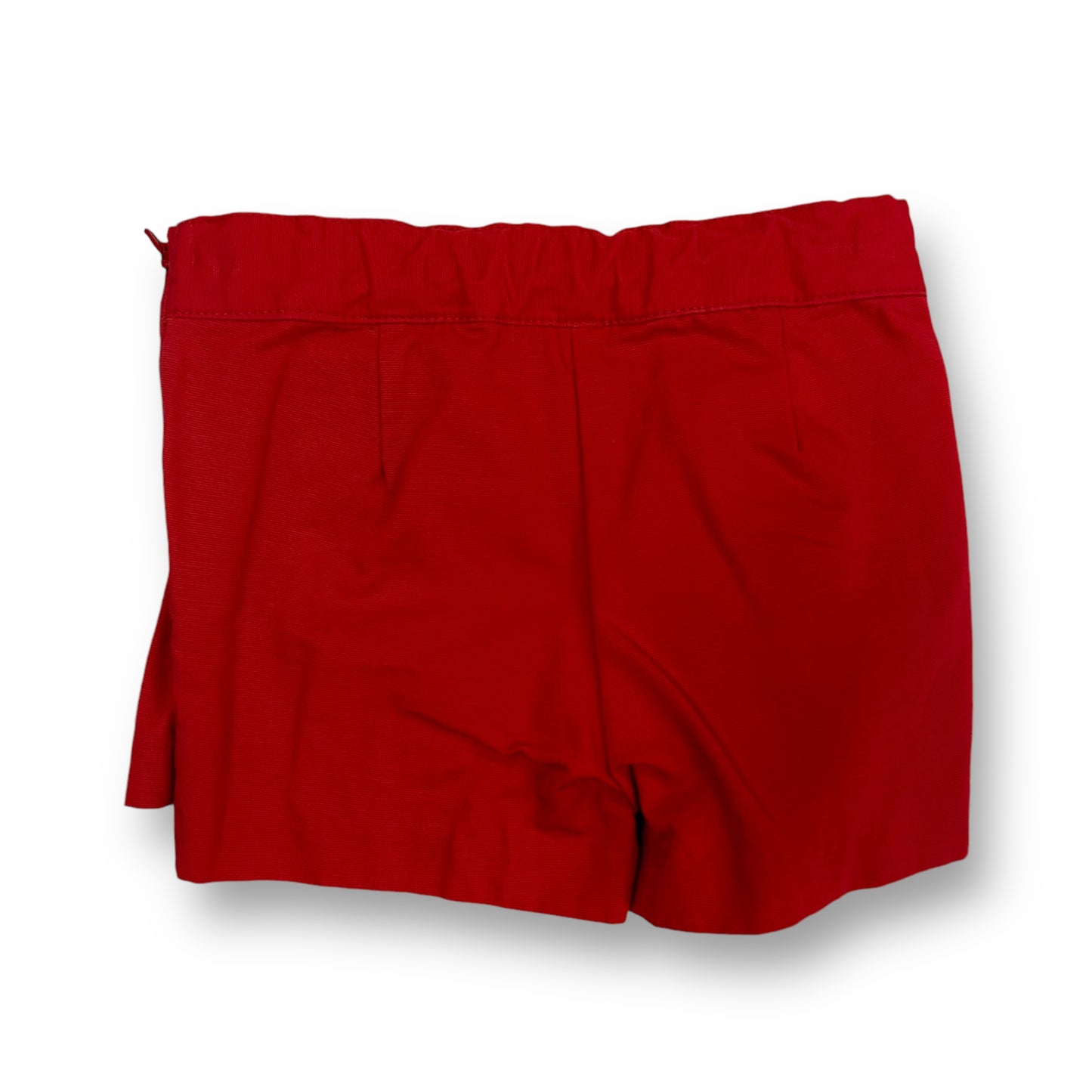 Janie and Jack Adjustable Waist Skirt Girls 2T Red Pleated Skort with Buttons