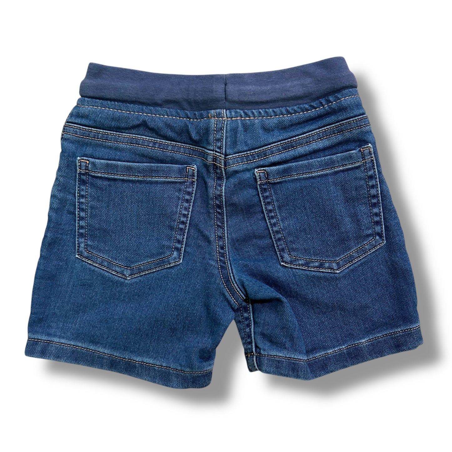 Boys Size 2T Jean Shorts Elastic Waistband Denim with Pockets