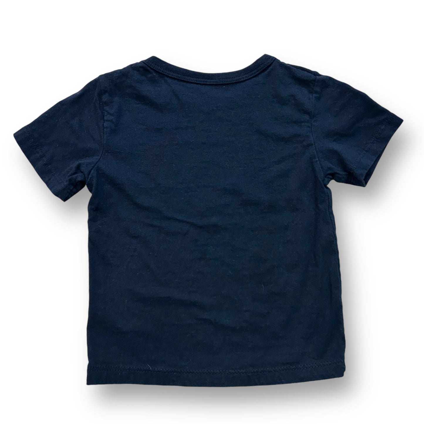 Children's Place Boys T-Shirt Size 12-18 Months Black Short Sleeve Cotton Tee