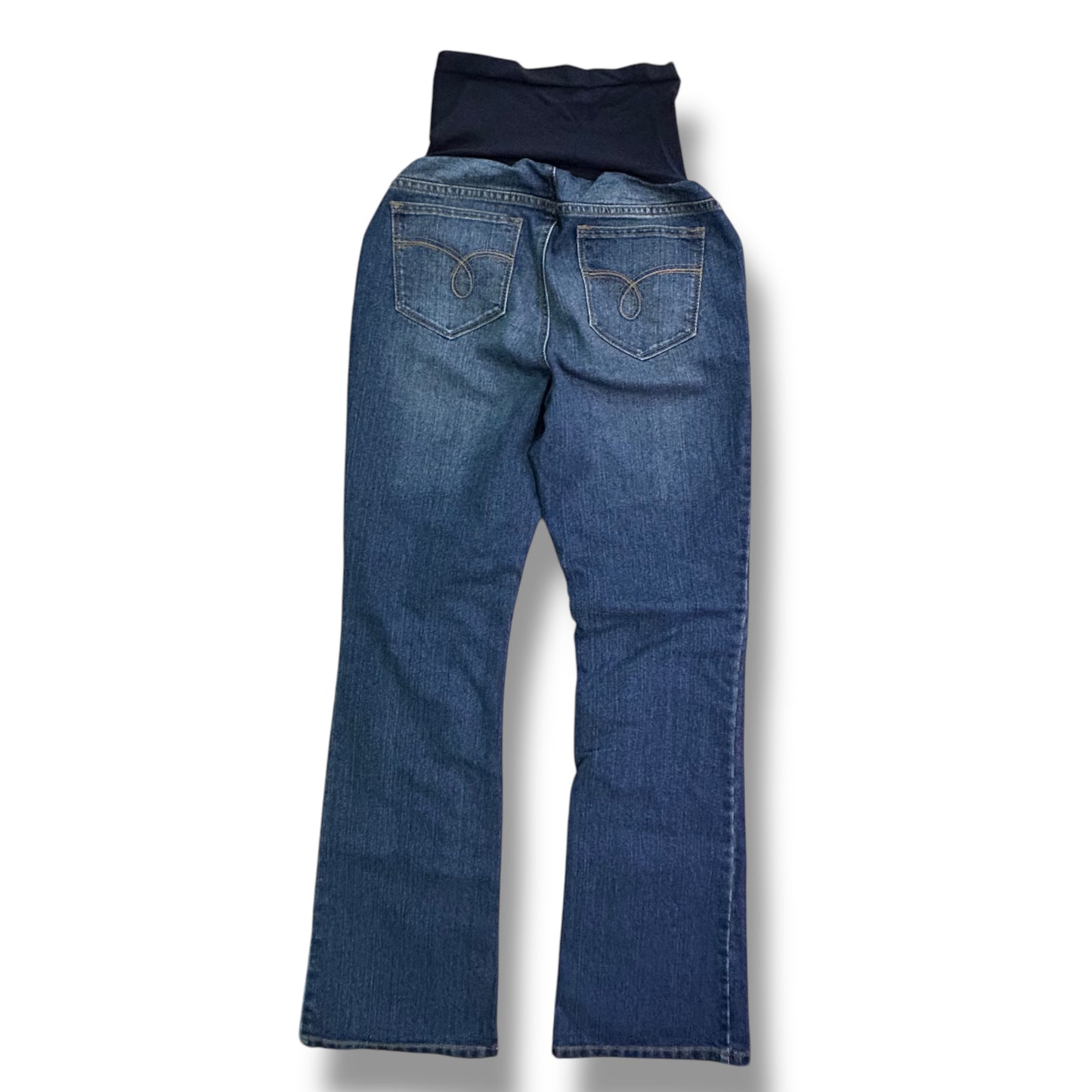Motherhood Size M Denim Full Panel Bootcut Maternity Jeans