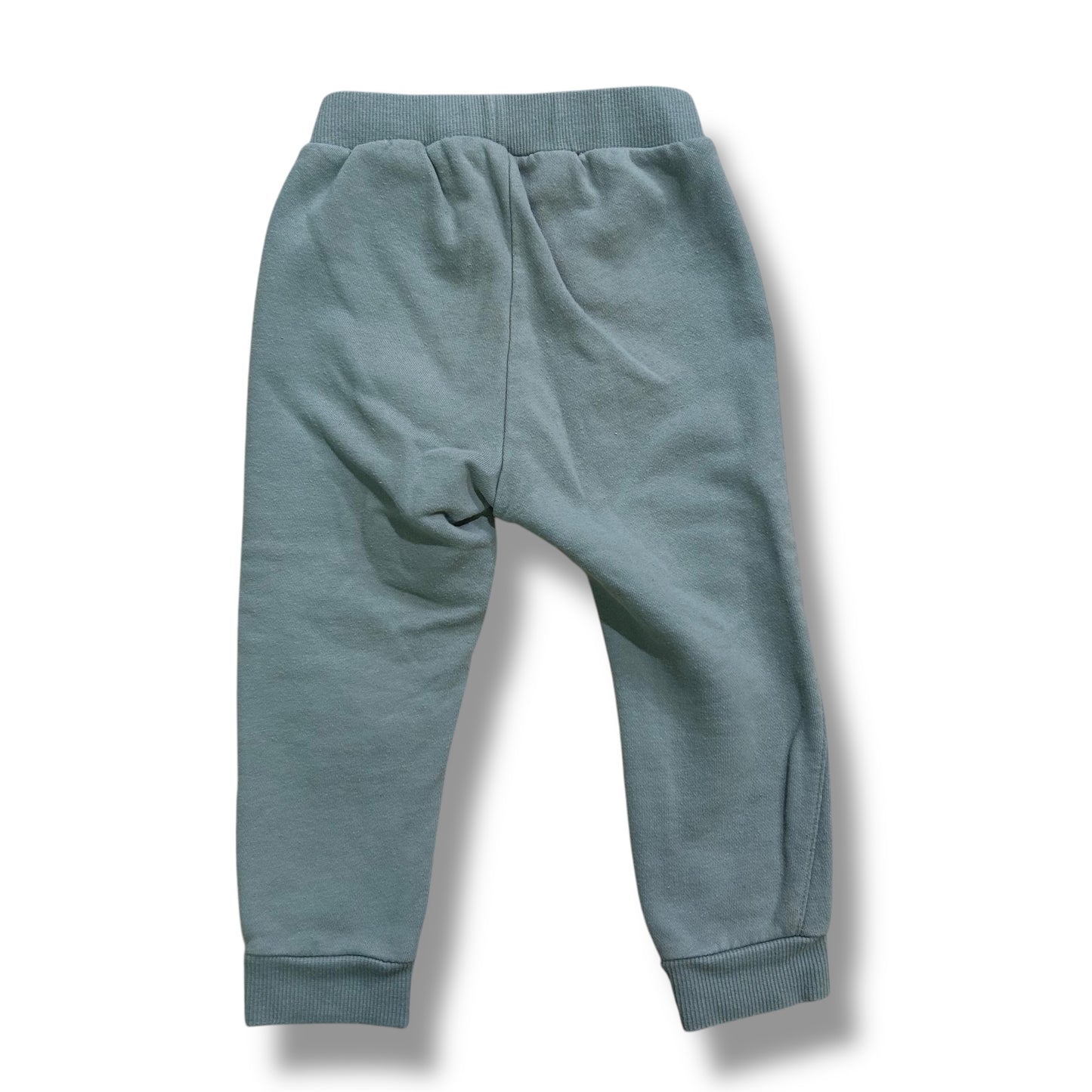 H&M Boys Size 2T Joggers Sage Green Mickey Mouse Sweatpants