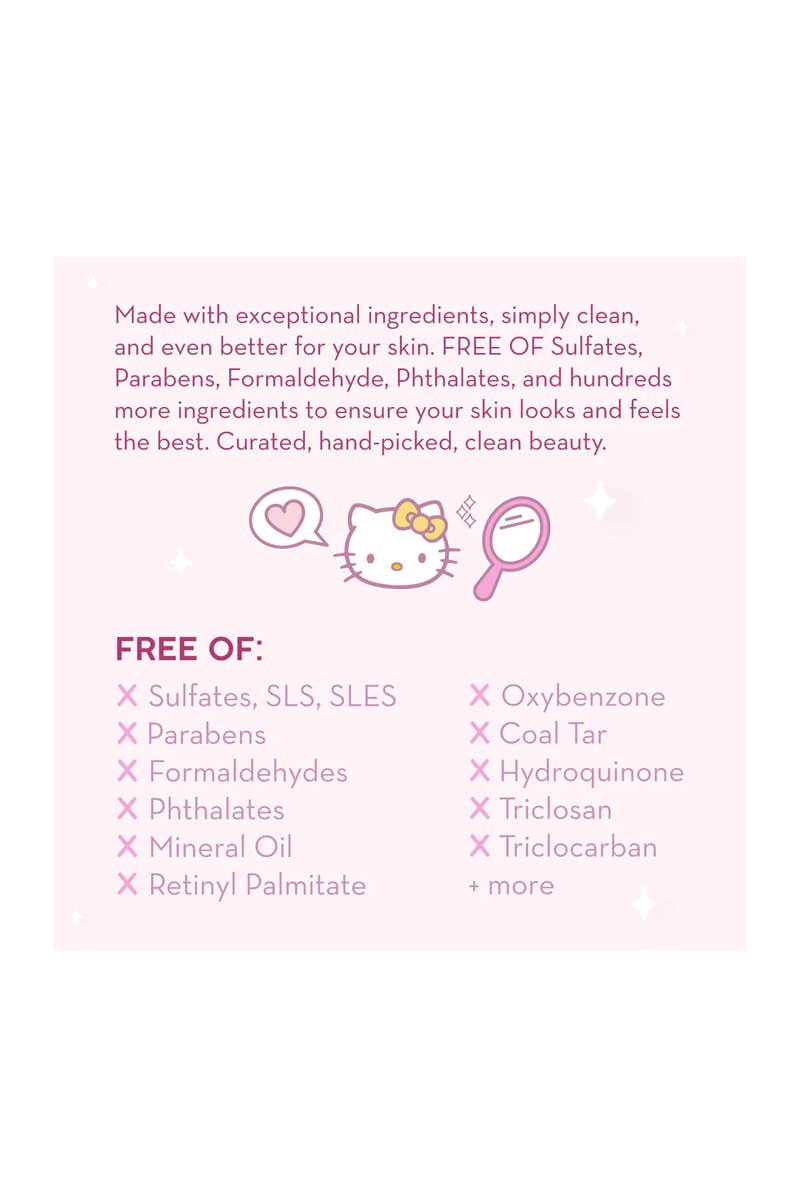 NEW! The Crème Shop Hydrogel Under Eye Patches Hello Kitty Girls Skincare (3 Pk)