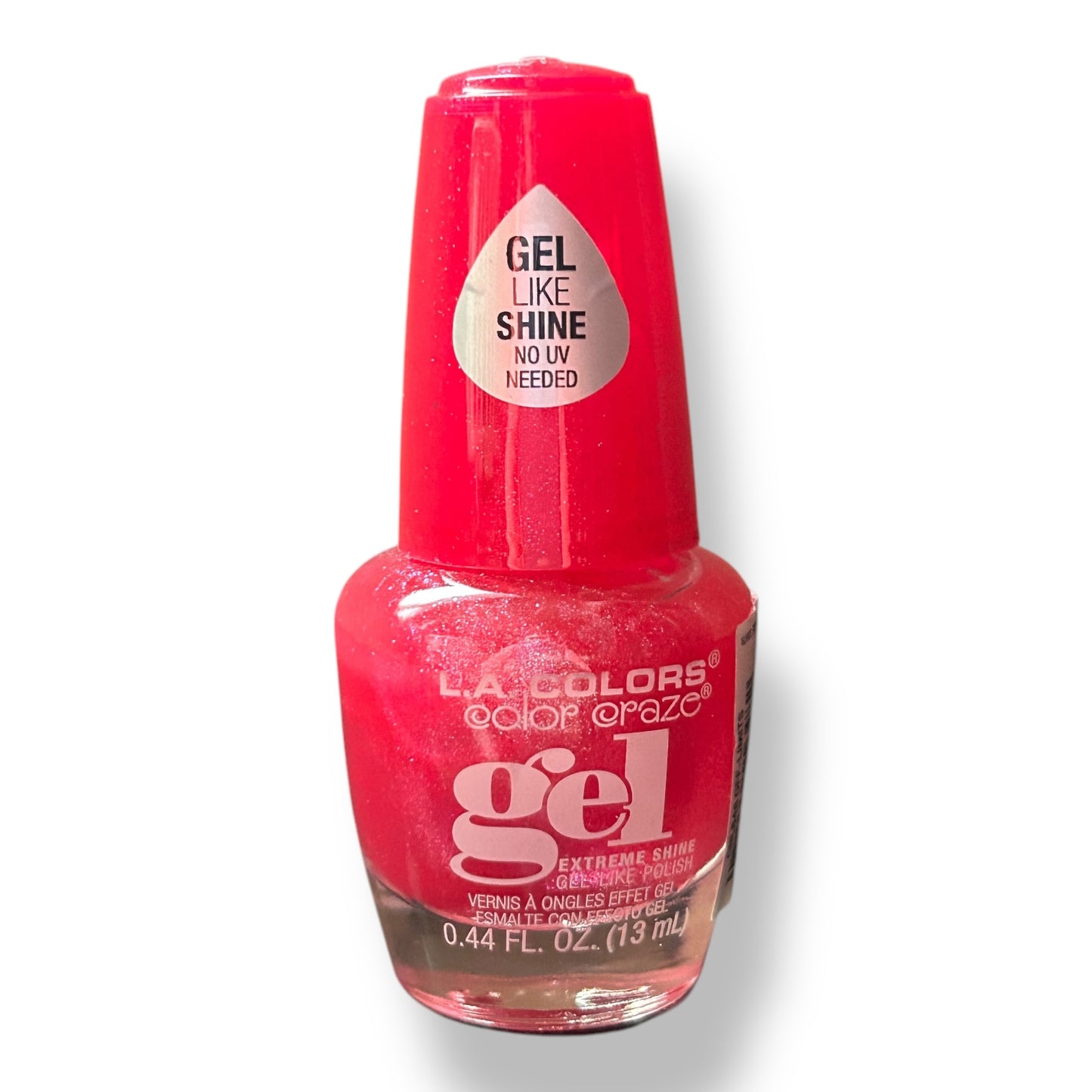 Color Craze Extreme Shine UV-Free Gel Nail Polish, Shimmery Pink