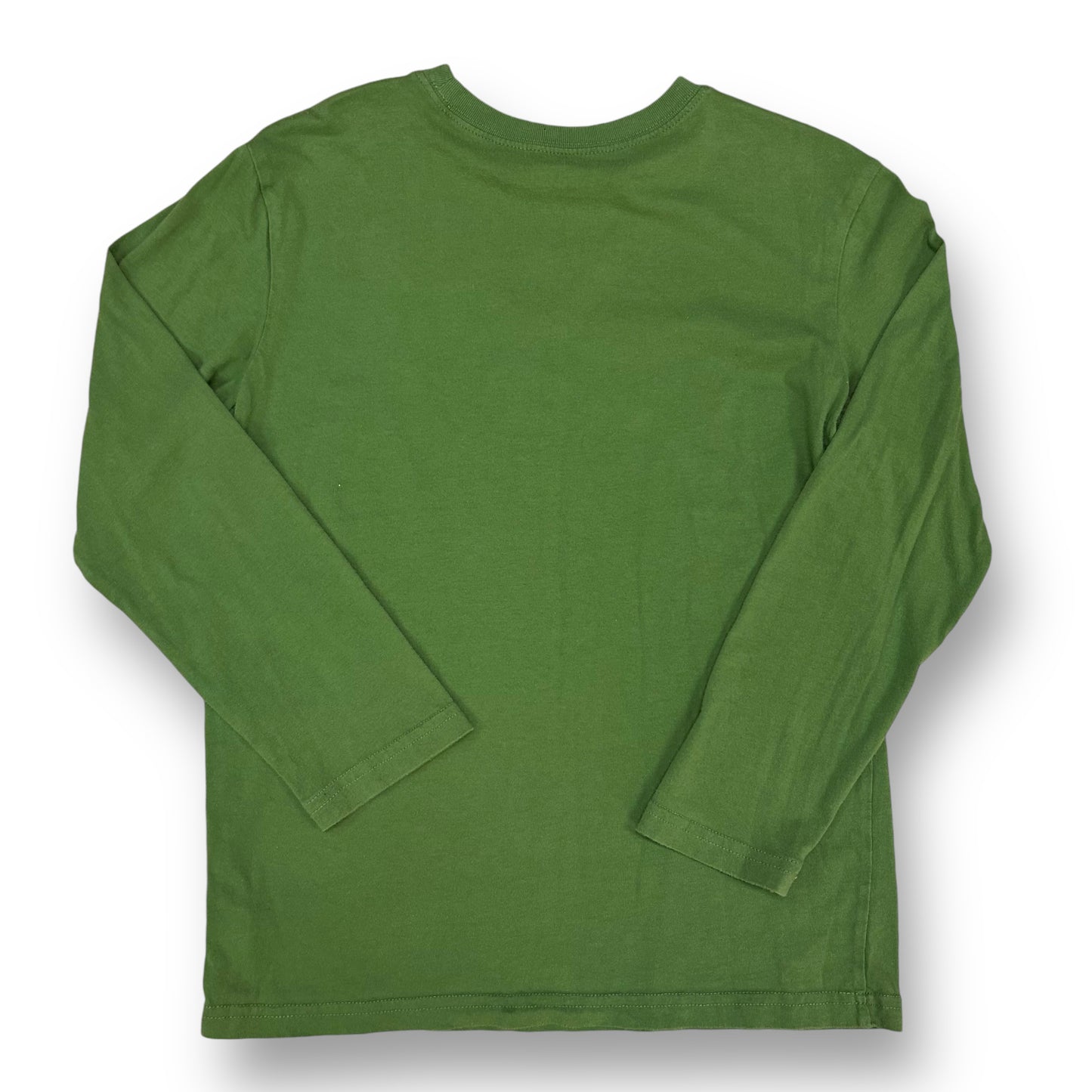 Boys Size 7/8 Long Sleeve Shirt Children's Place Green Dude T-Shirt