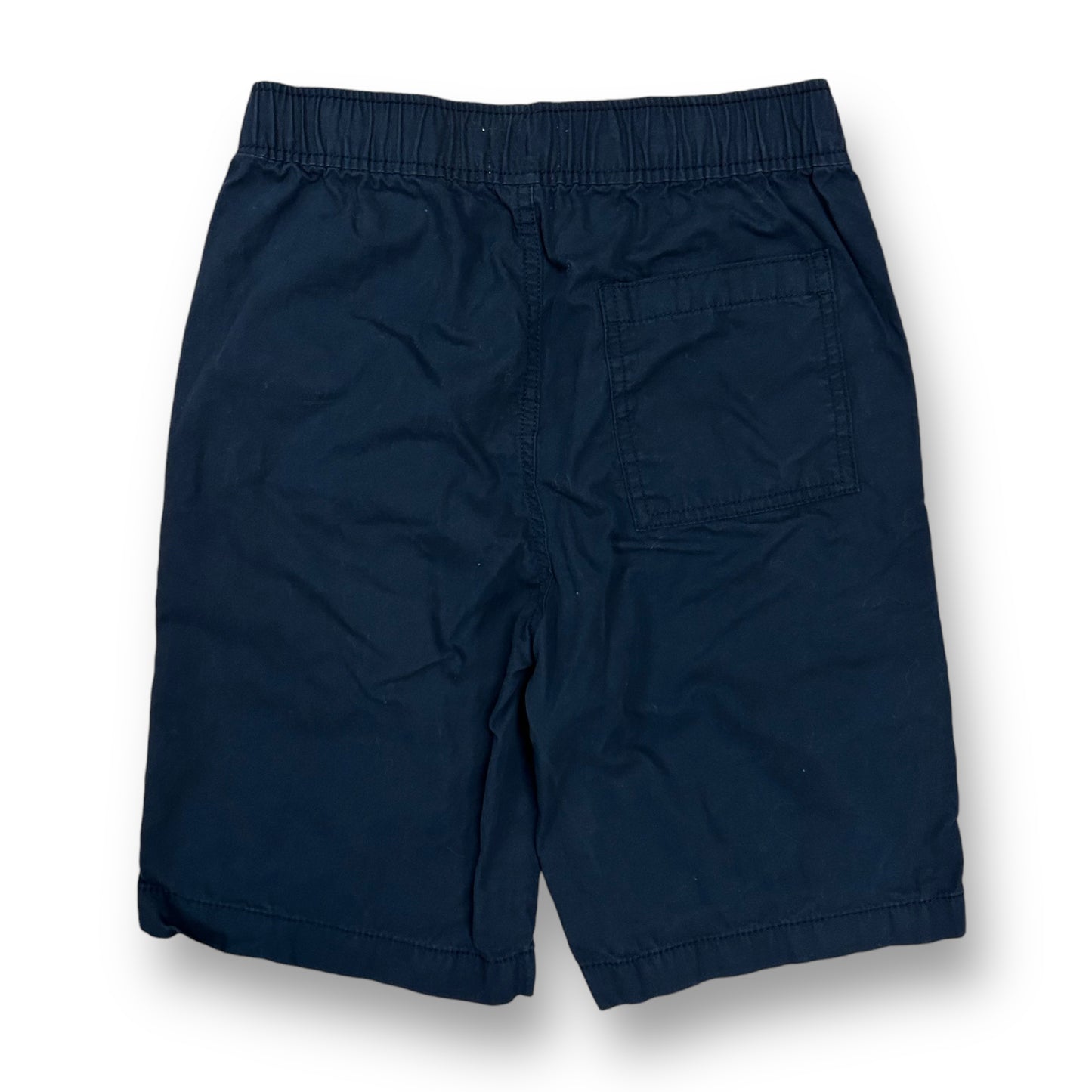 Boys Size 10 Youth Chino Navy Adjustable Elastic Waist Khaki Shorts
