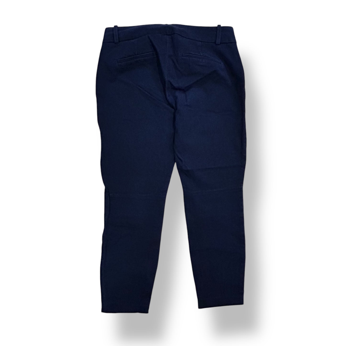 J Crew Small Maternity Pants Size 0 Navy Blue Side Panel Stretch Casual Dress