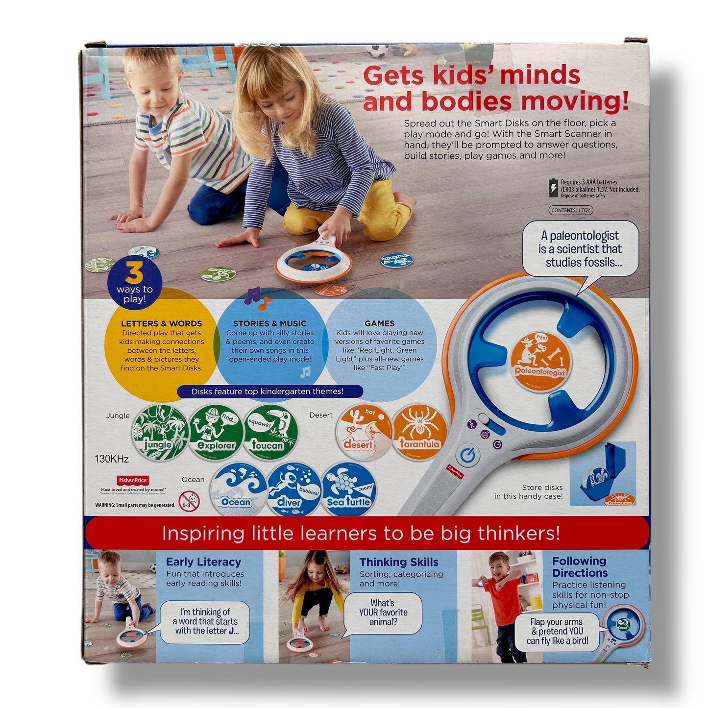 NEW! Fisher-Price Think & Learn Word Dash Educational Preschool Game