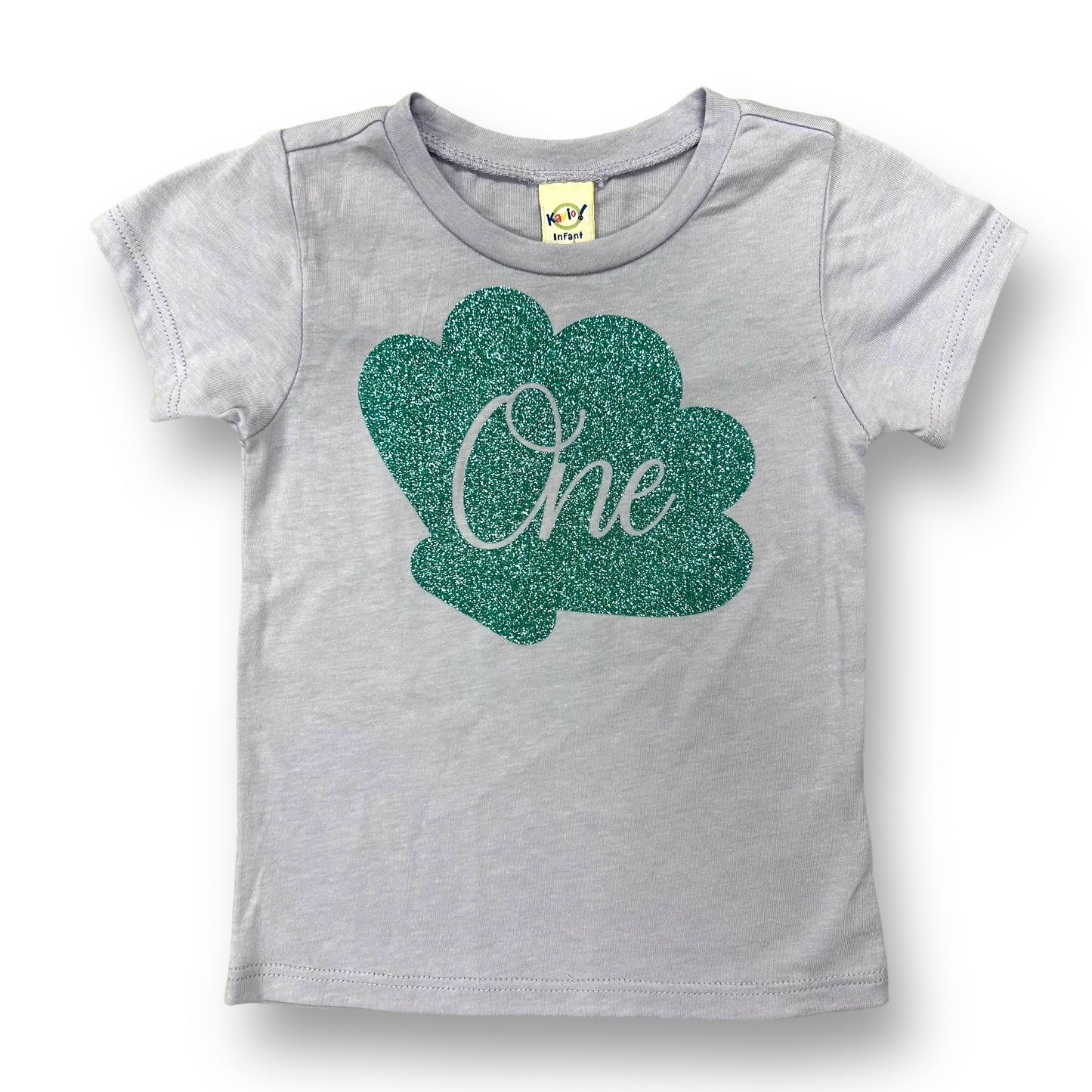 Girls First Birthday Shirt Size 12 Months Lavender Short Sleeve Mermaid Top