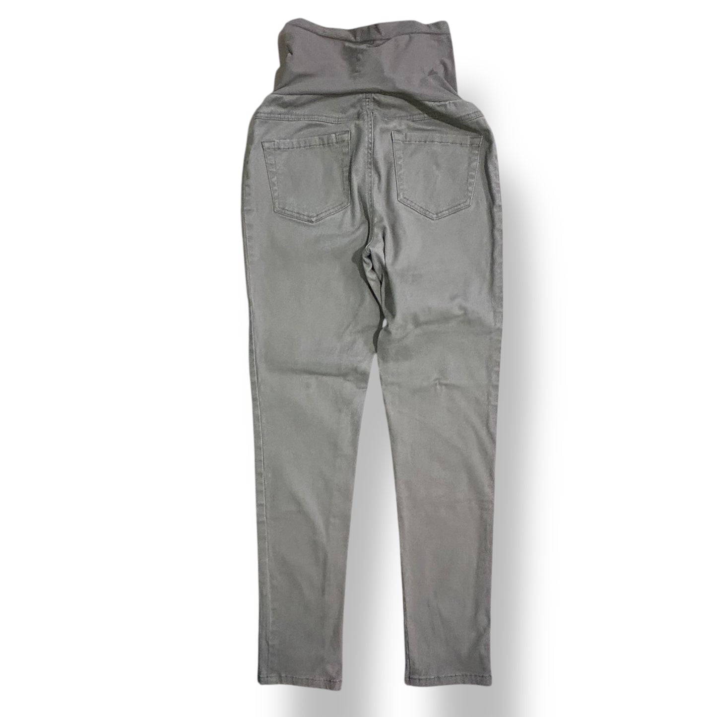 Motherhood Full Panel Skinny Fit Beige Khaki Small Maternity Casual Dress Pants