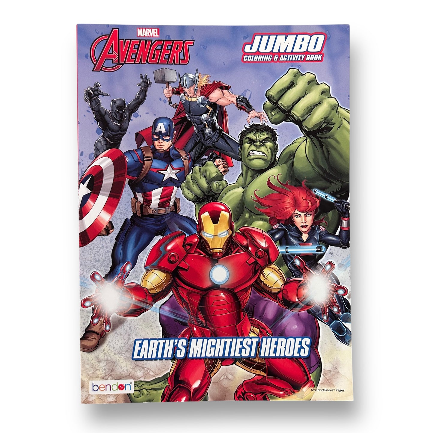 NEW! Marvel Avengers Jumbo Coloring & Activity Book